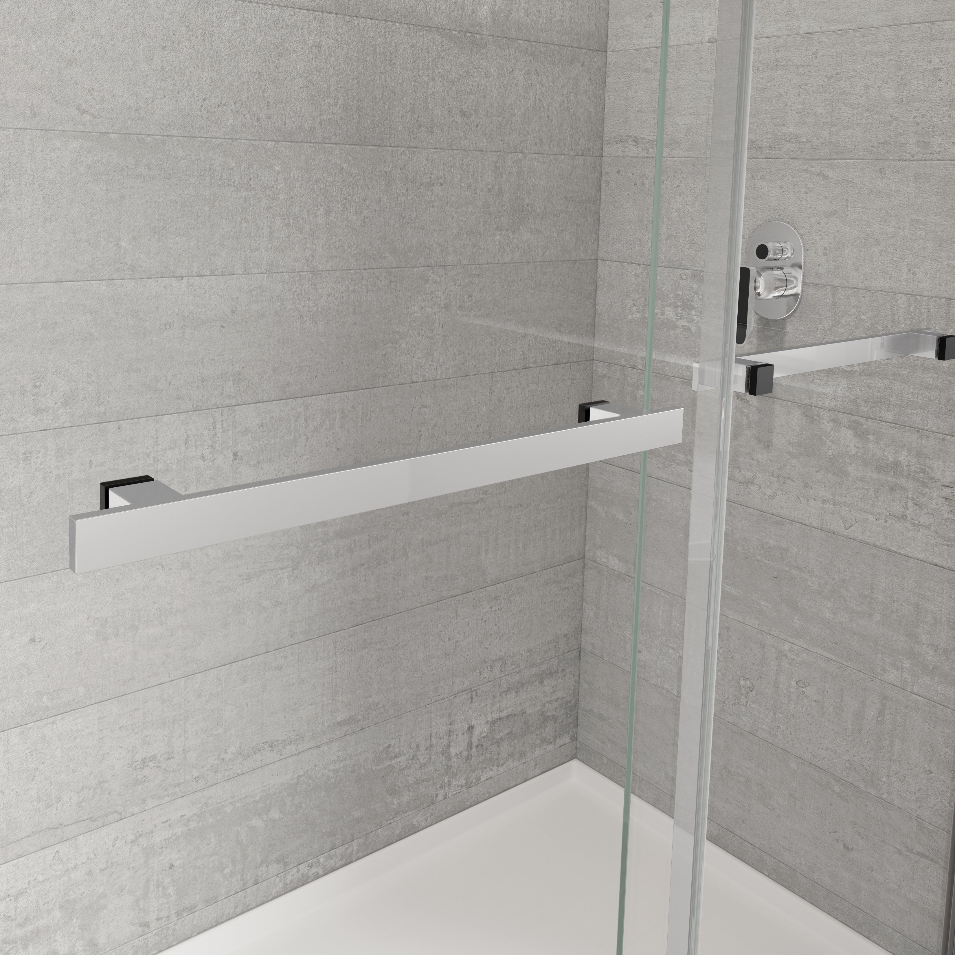 Maax Duel Alto 44-47 X 78 in. 8mm Bypass Shower Door
