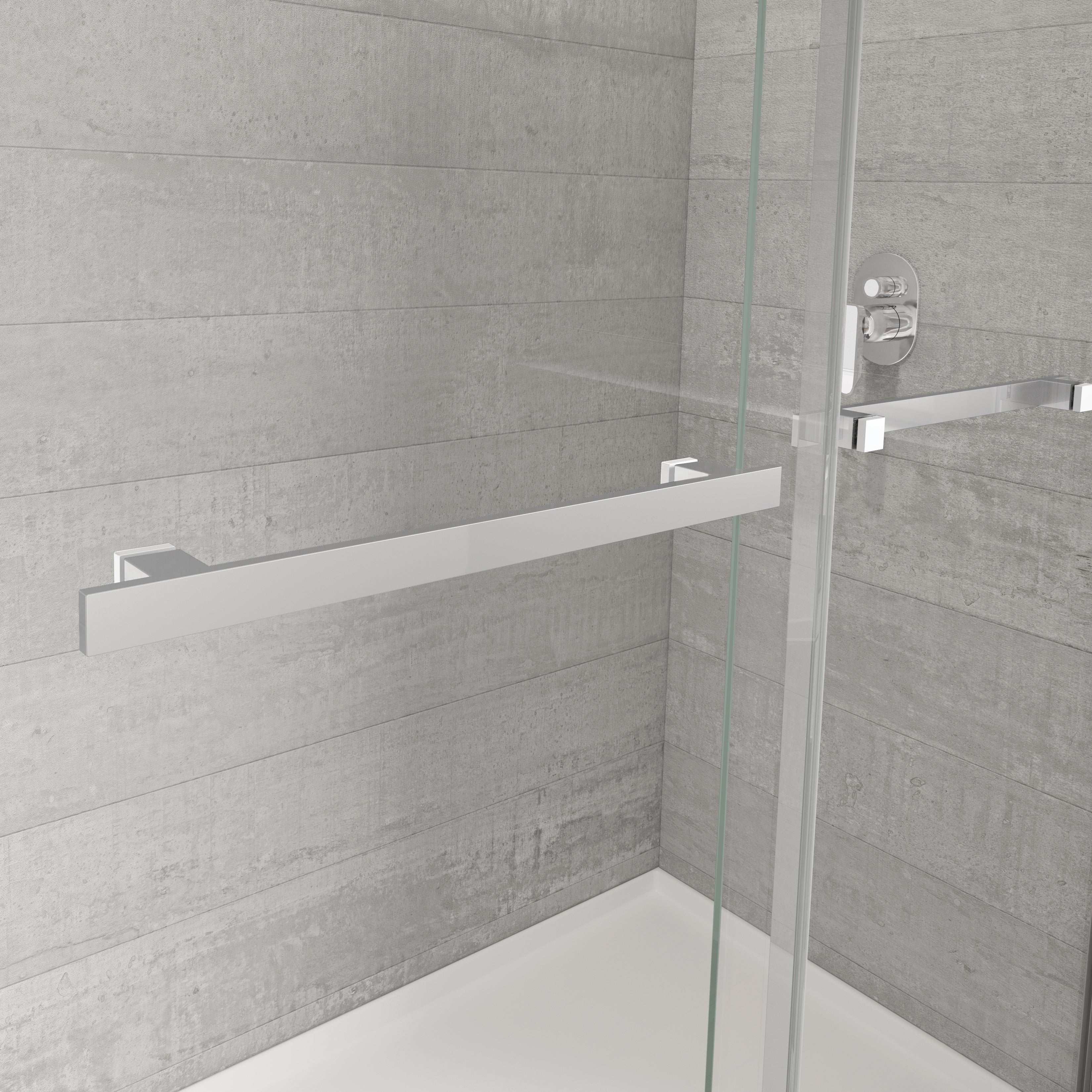 Maax Duel Alto 44-47 X 78 in. 8mm Bypass Shower Door