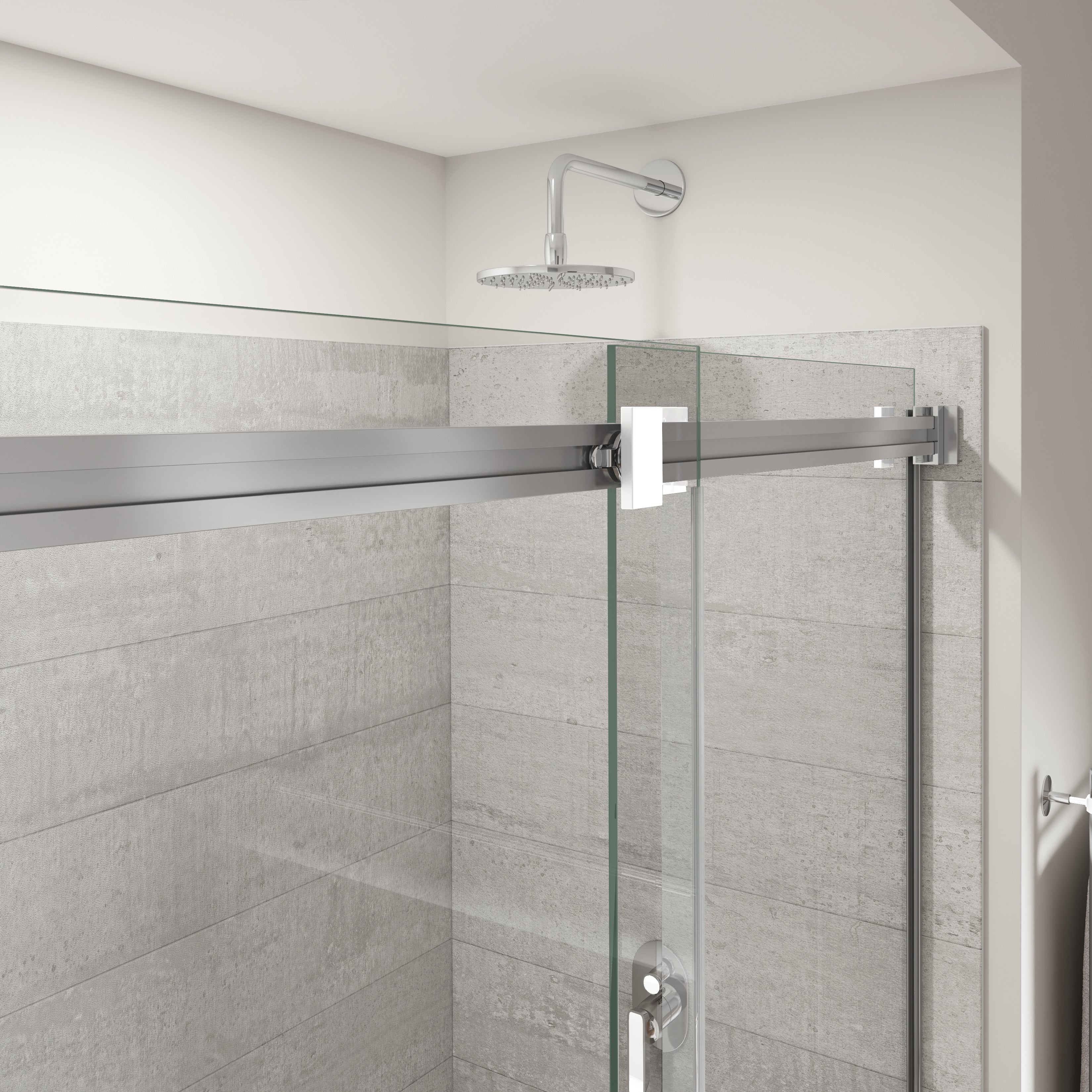 Maax Duel Alto 44-47 X 78 in. 8mm Bypass Shower Door