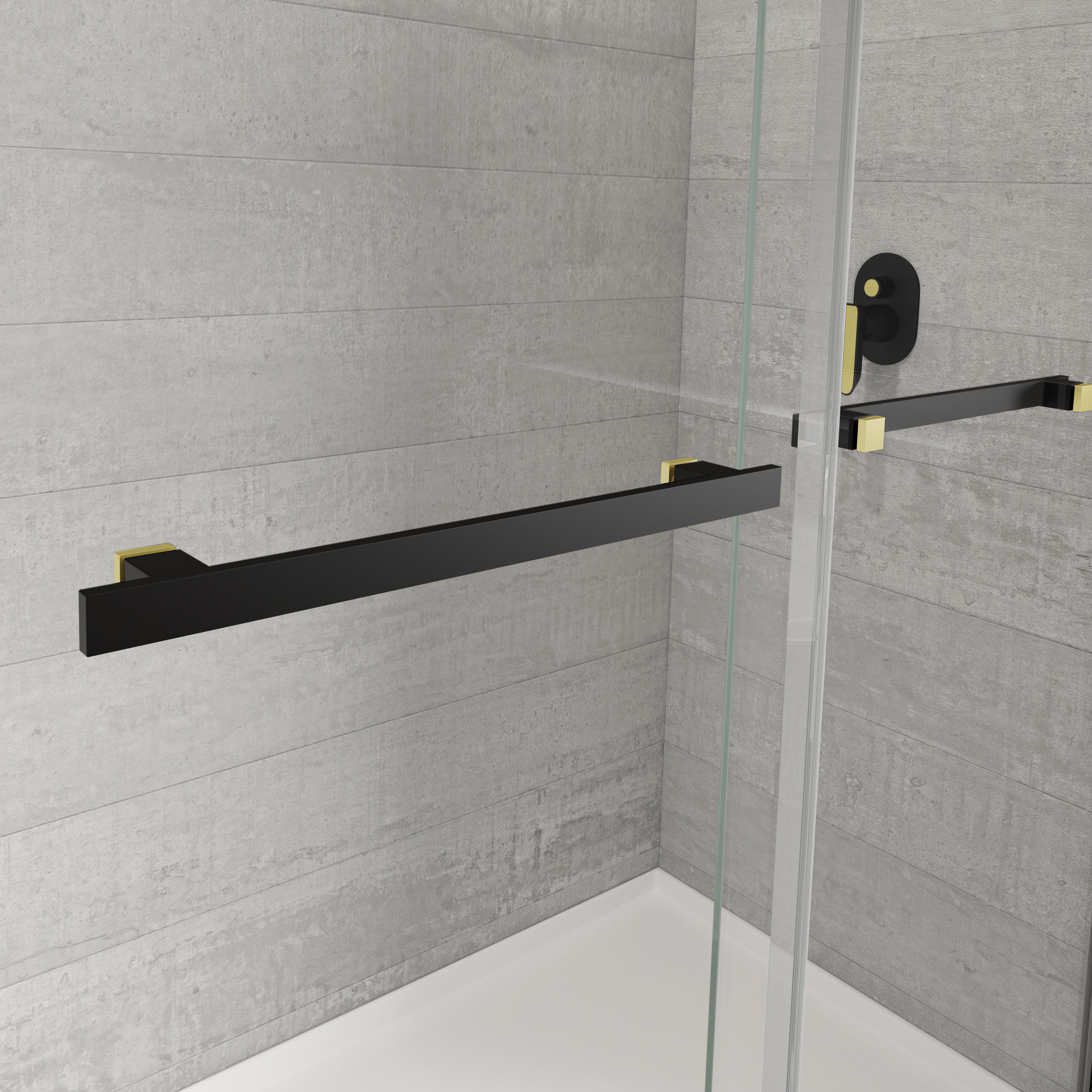 Maax Duel Alto 44-47 X 78 in. 8mm Bypass Shower Door