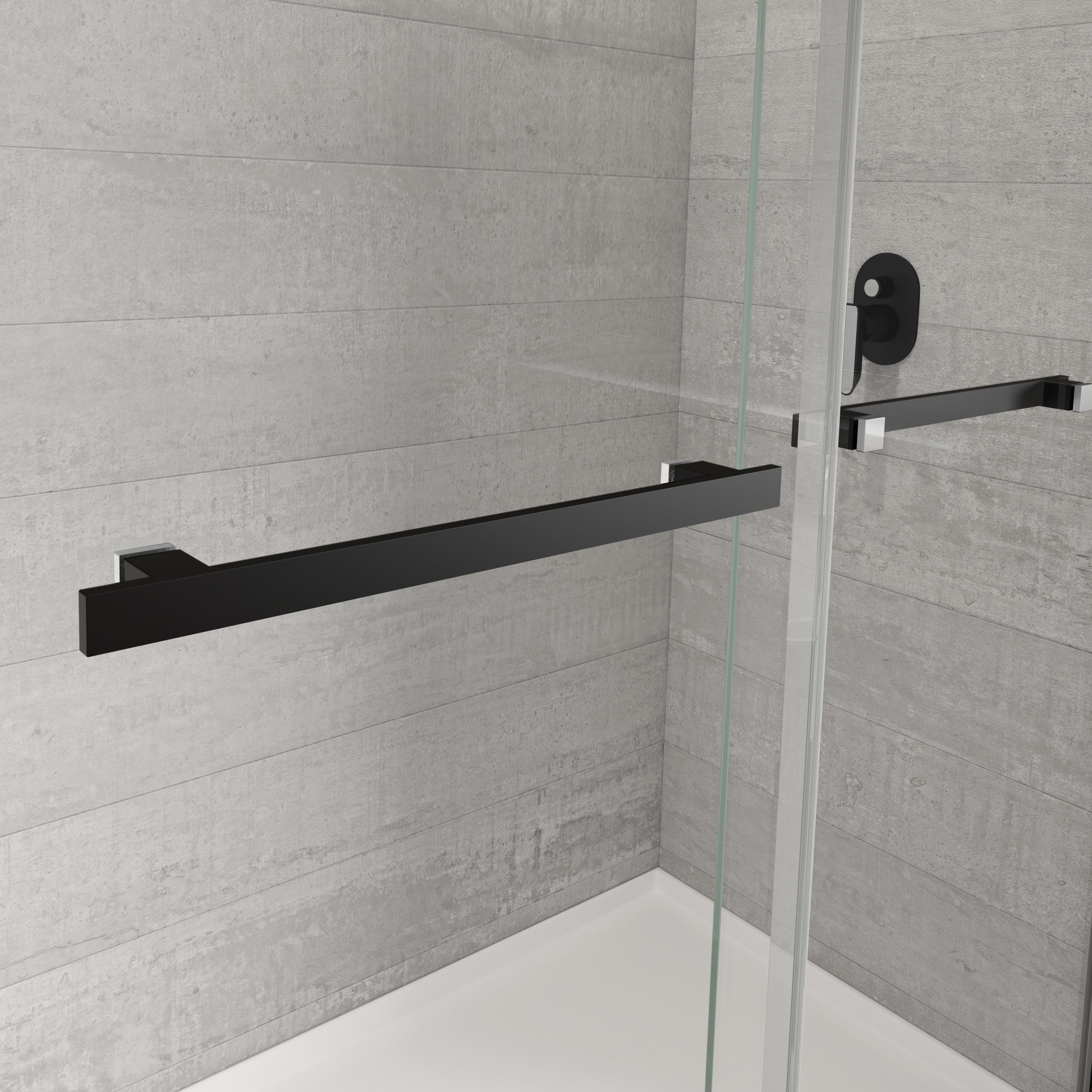 Maax Duel Alto 44-47 X 78 in. 8mm Bypass Shower Door