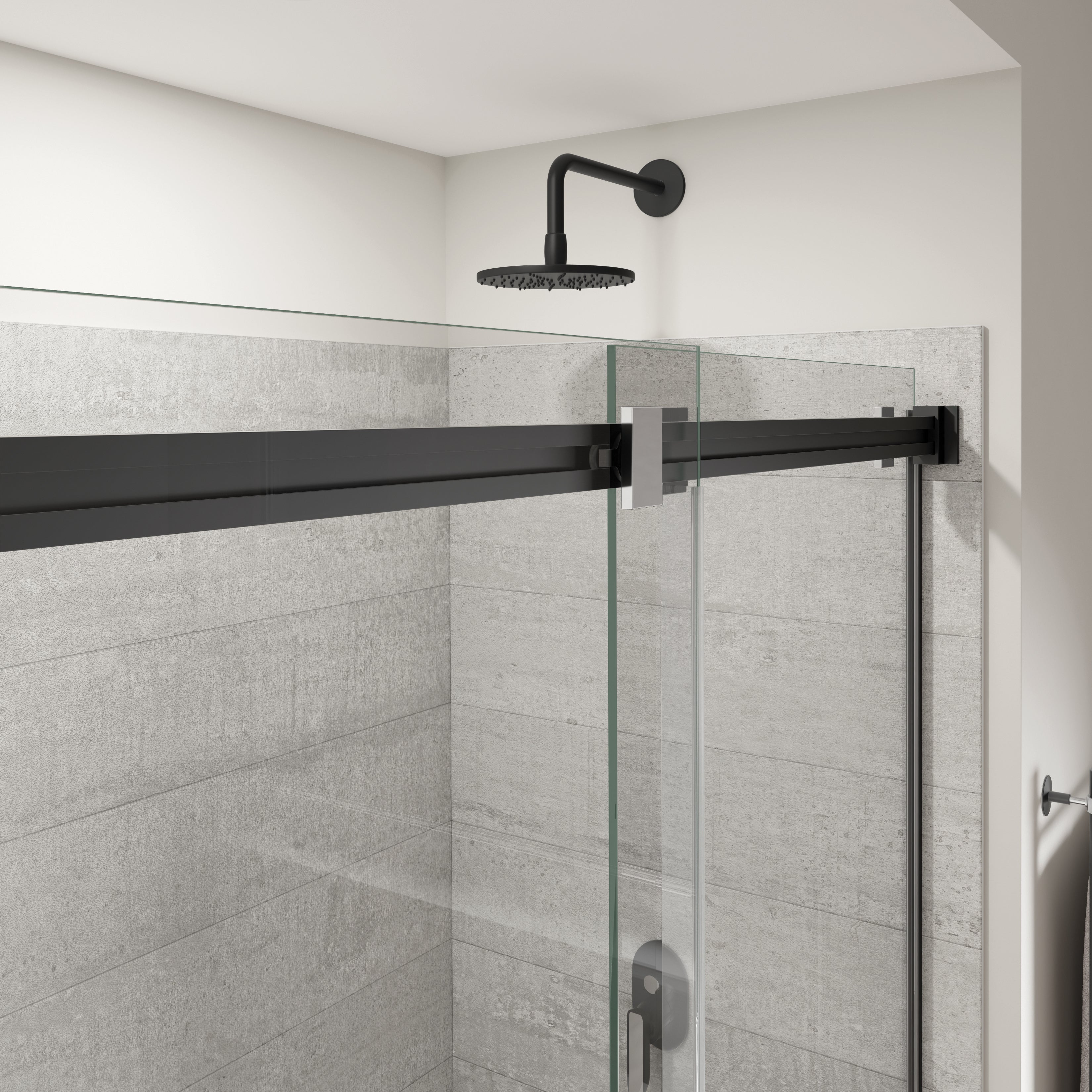 Maax Duel Alto 44-47 X 78 in. 8mm Bypass Shower Door
