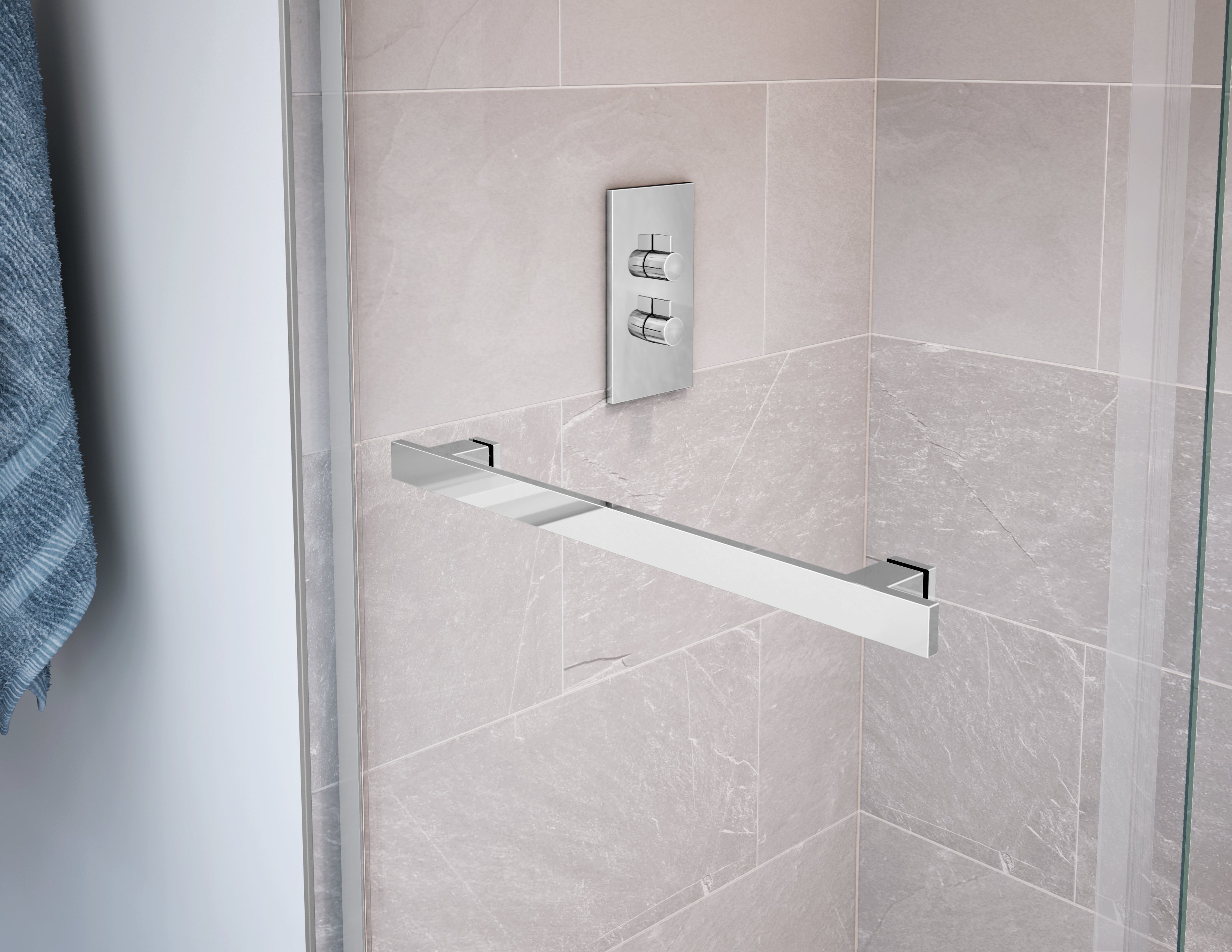 Maax Duel 56-58 ½ x 70 ½-74 in. 8mm Bypass Shower Door