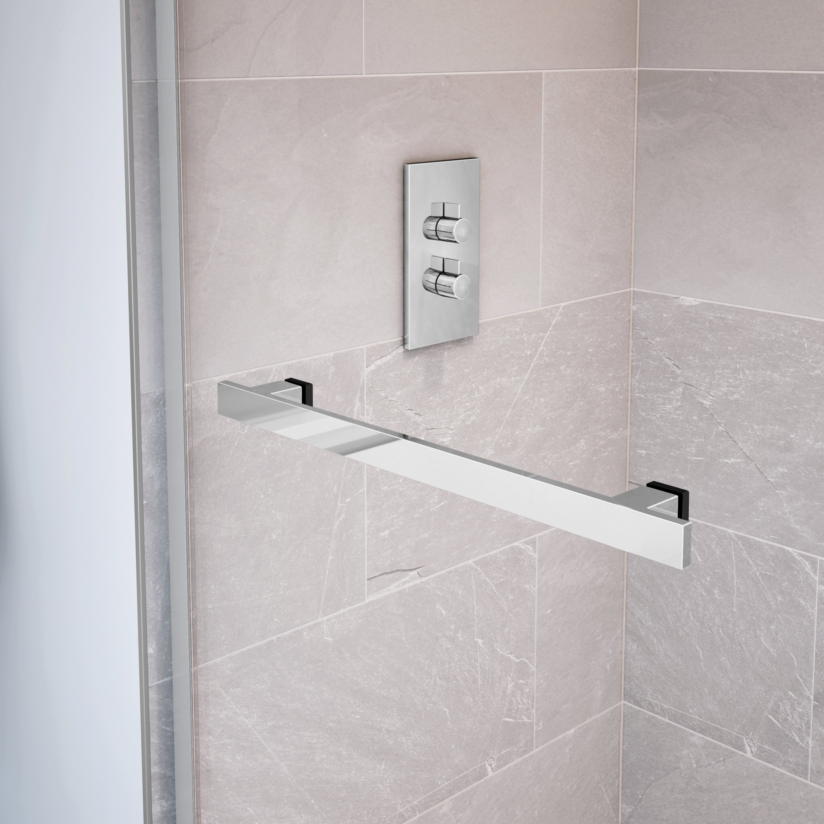 Maax Duel 56-59 x 55 ½ x 59 in. 8 mm Bypass Tub Door for Alcove Installation with Clear glass