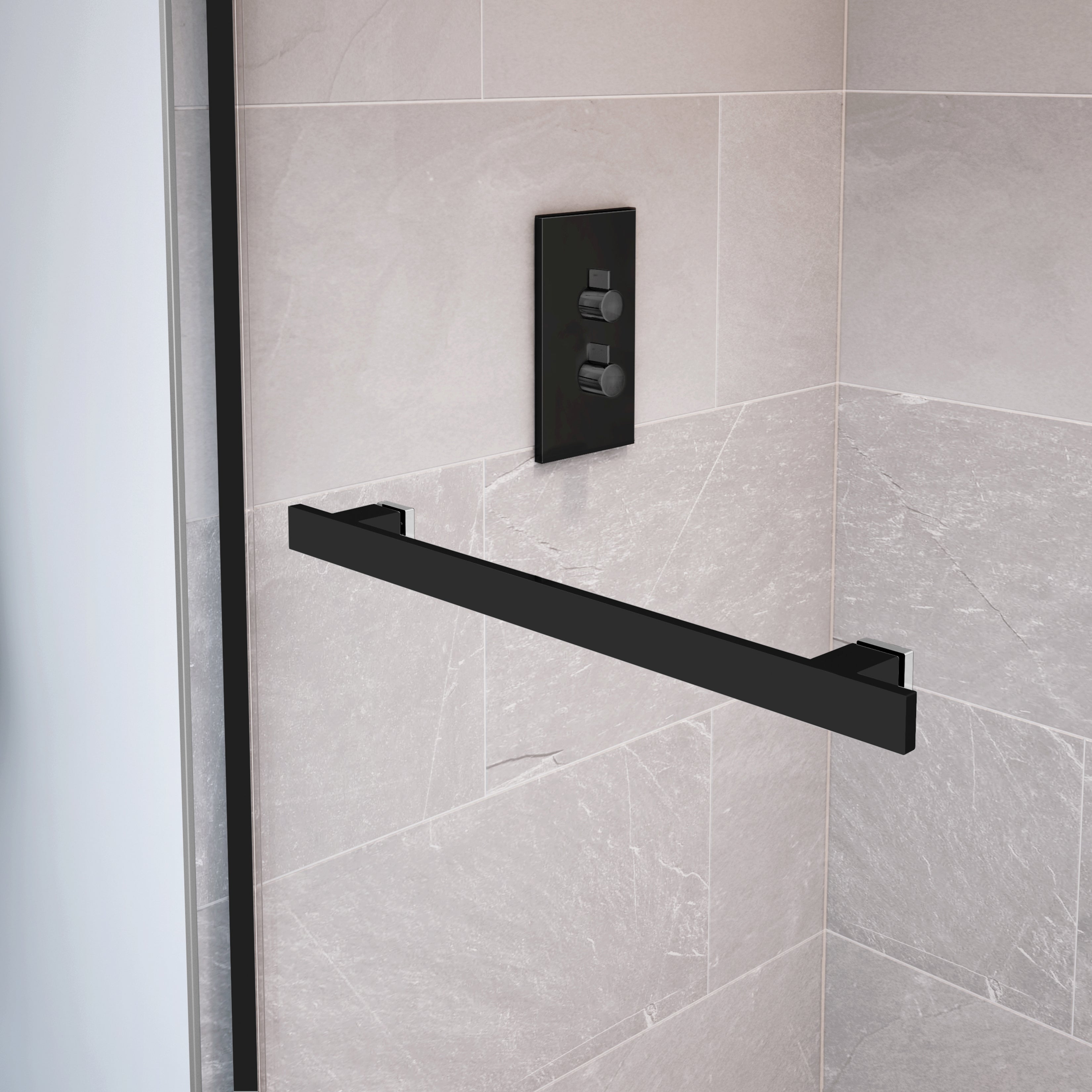 Maax Duel 56-59 x 55 ½ x 59 in. 8 mm Bypass Tub Door for Alcove Installation with Clear glass