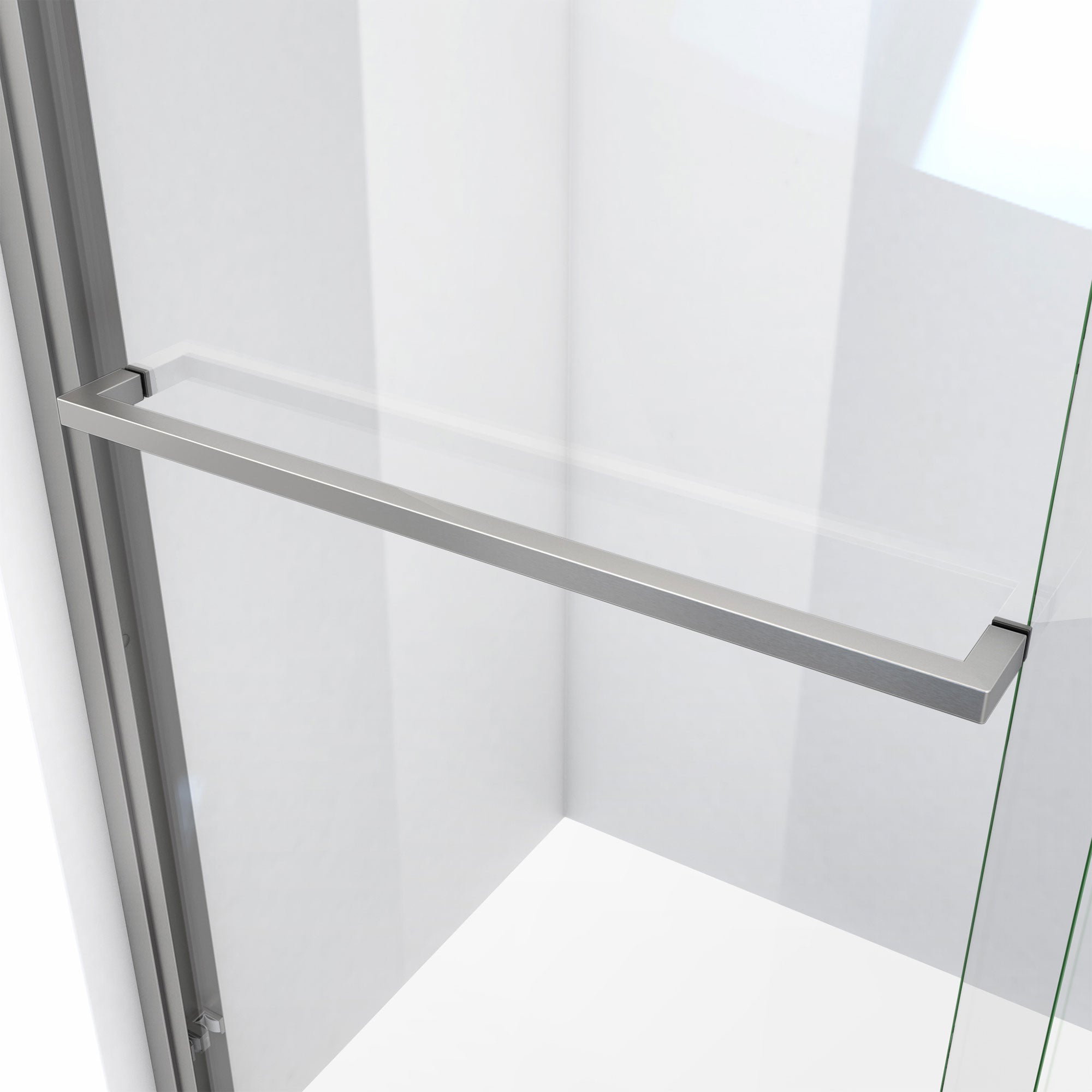 DreamLine Duet Plus 44 - 48 inch W x 72 inch H Semi-Frameless Bypass Shower Door