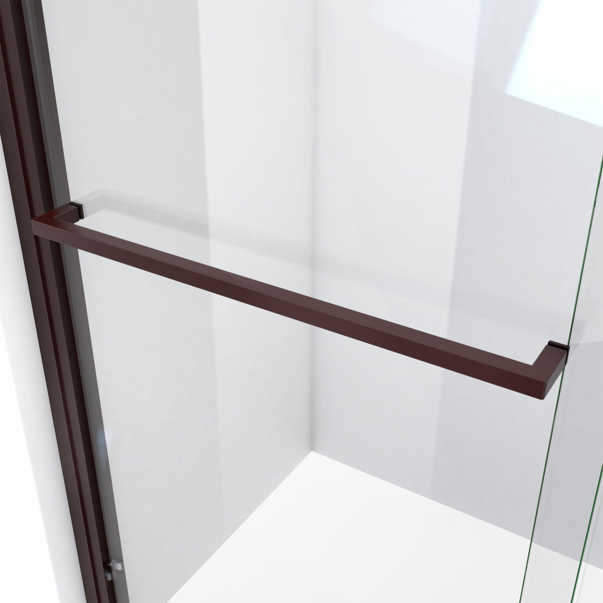 DreamLine Duet Plus 44 - 48 inch W x 72 inch H Semi-Frameless Bypass Shower Door