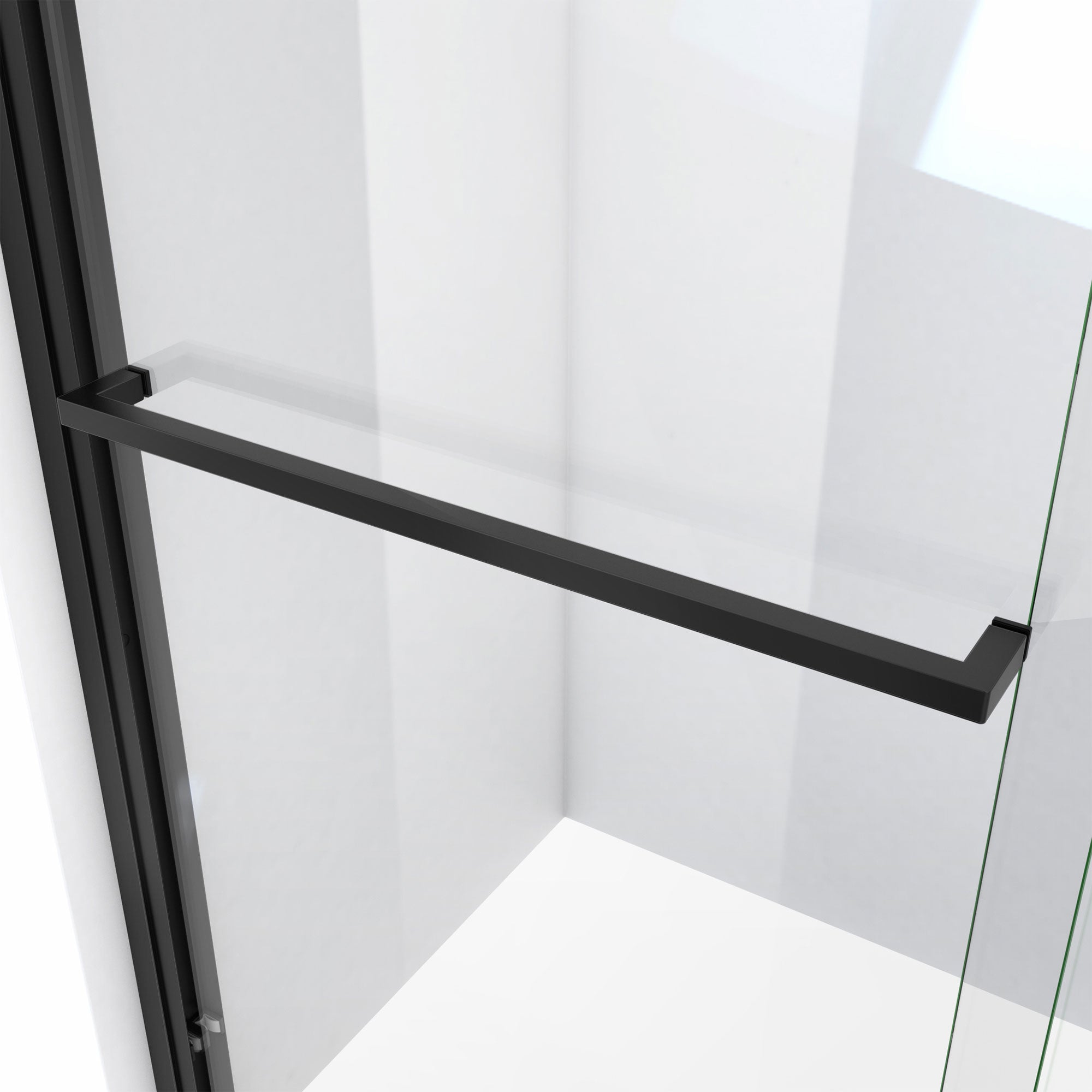 DreamLine Duet Plus 44 - 48 inch W x 72 inch H Semi-Frameless Bypass Shower Door
