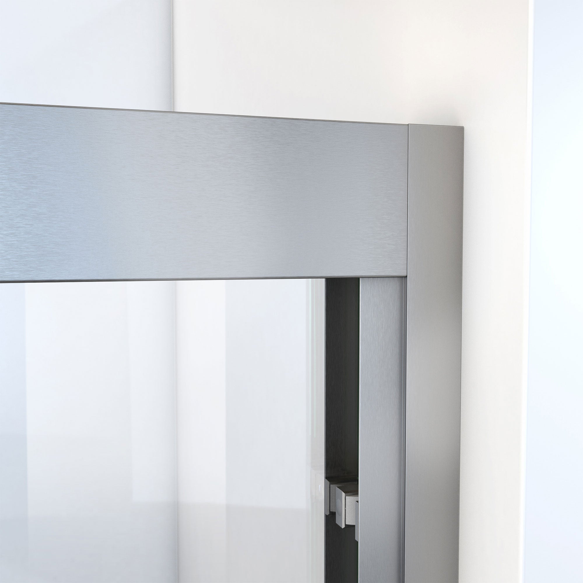 DreamLine Duet Plus 44 - 48 inch W x 72 inch H Semi-Frameless Bypass Shower Door