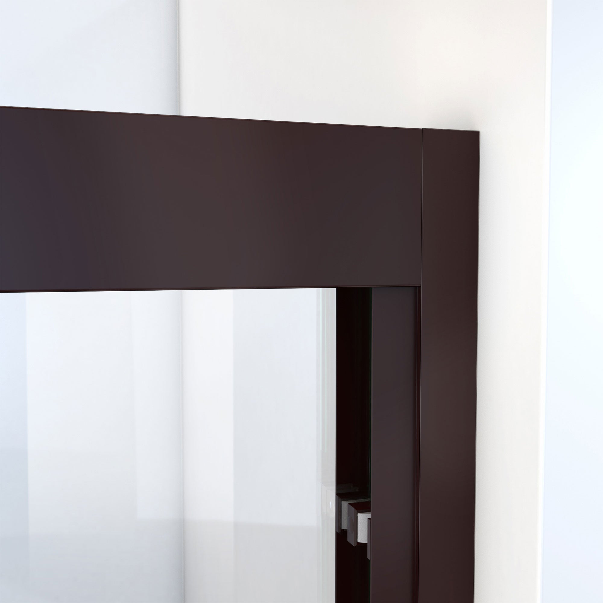 DreamLine Duet Plus 44 - 48 inch W x 72 inch H Semi-Frameless Bypass Shower Door