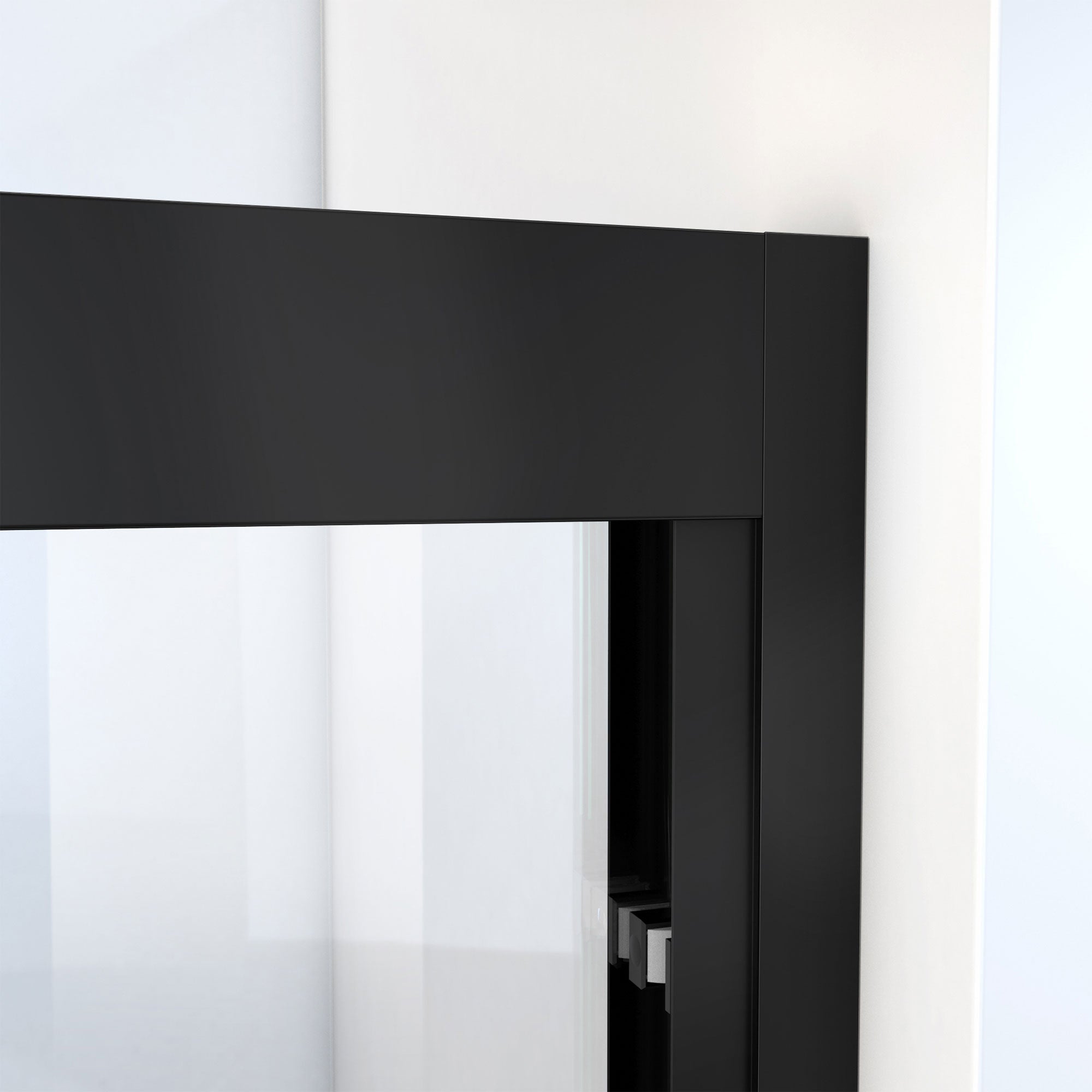 DreamLine Duet Plus 44 - 48 inch W x 72 inch H Semi-Frameless Bypass Shower Door