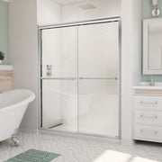 DreamLine Duet Plus 50 - 54 inch W x 72 inch H Semi-Frameless Bypass Shower Door