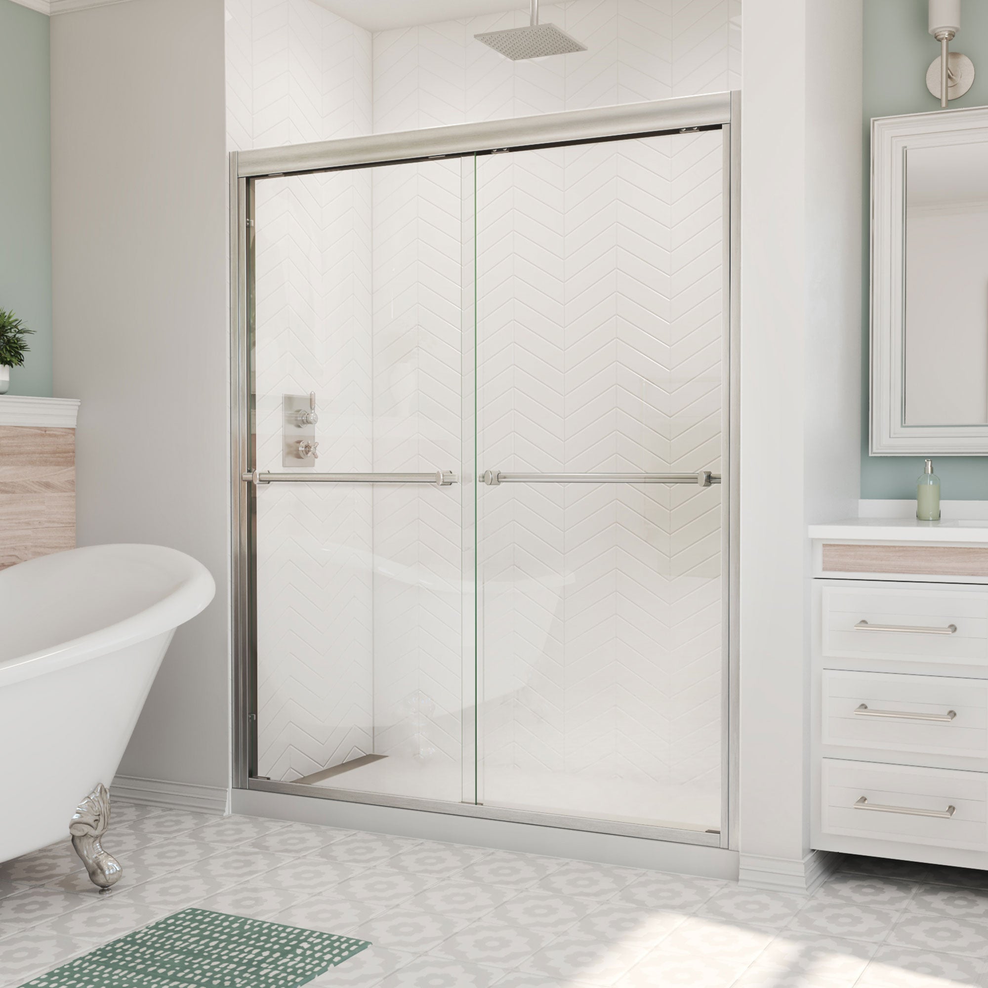 DreamLine Duet 44-48" W Shower Door