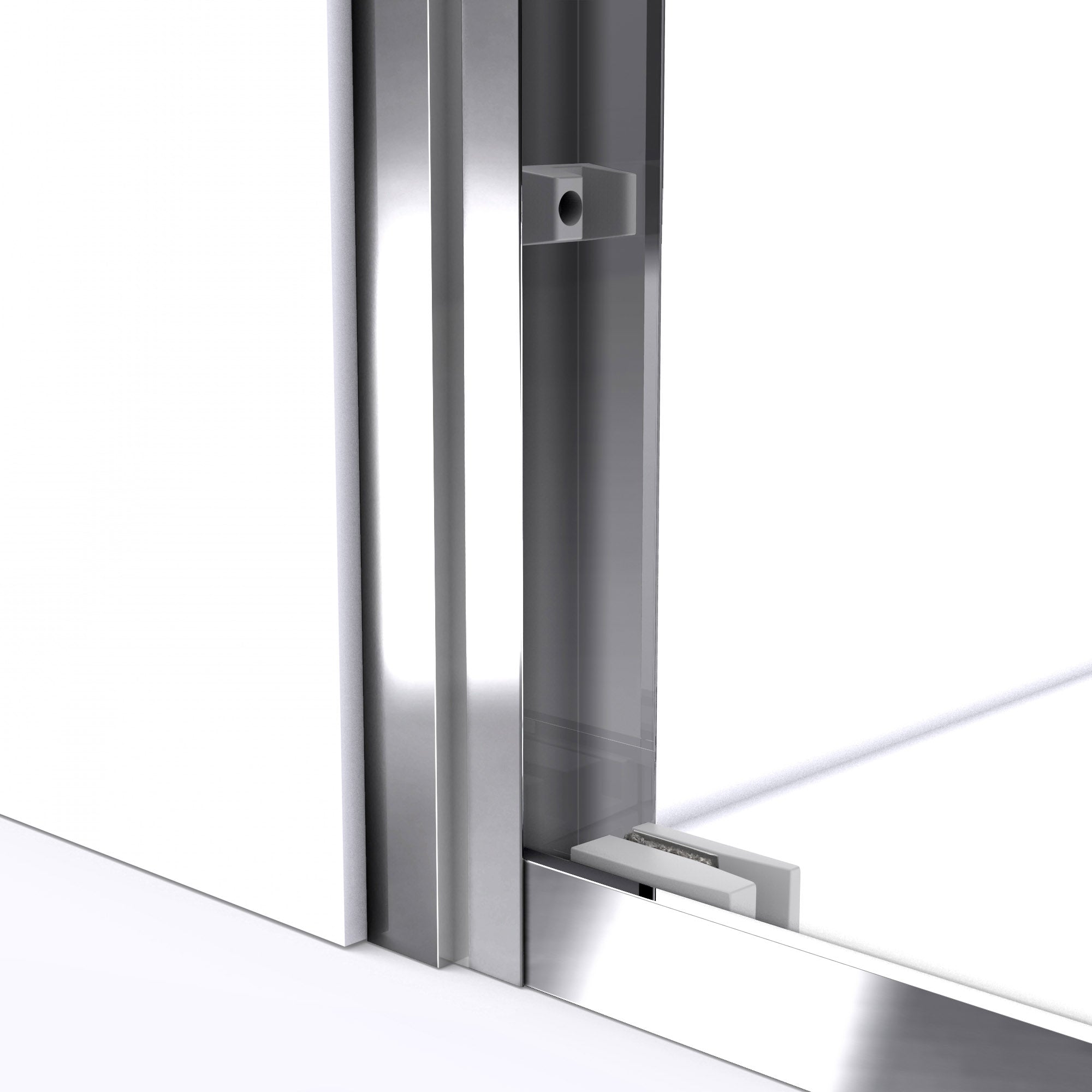 DreamLine Duet 36" D x 48" W Shower Door and Base