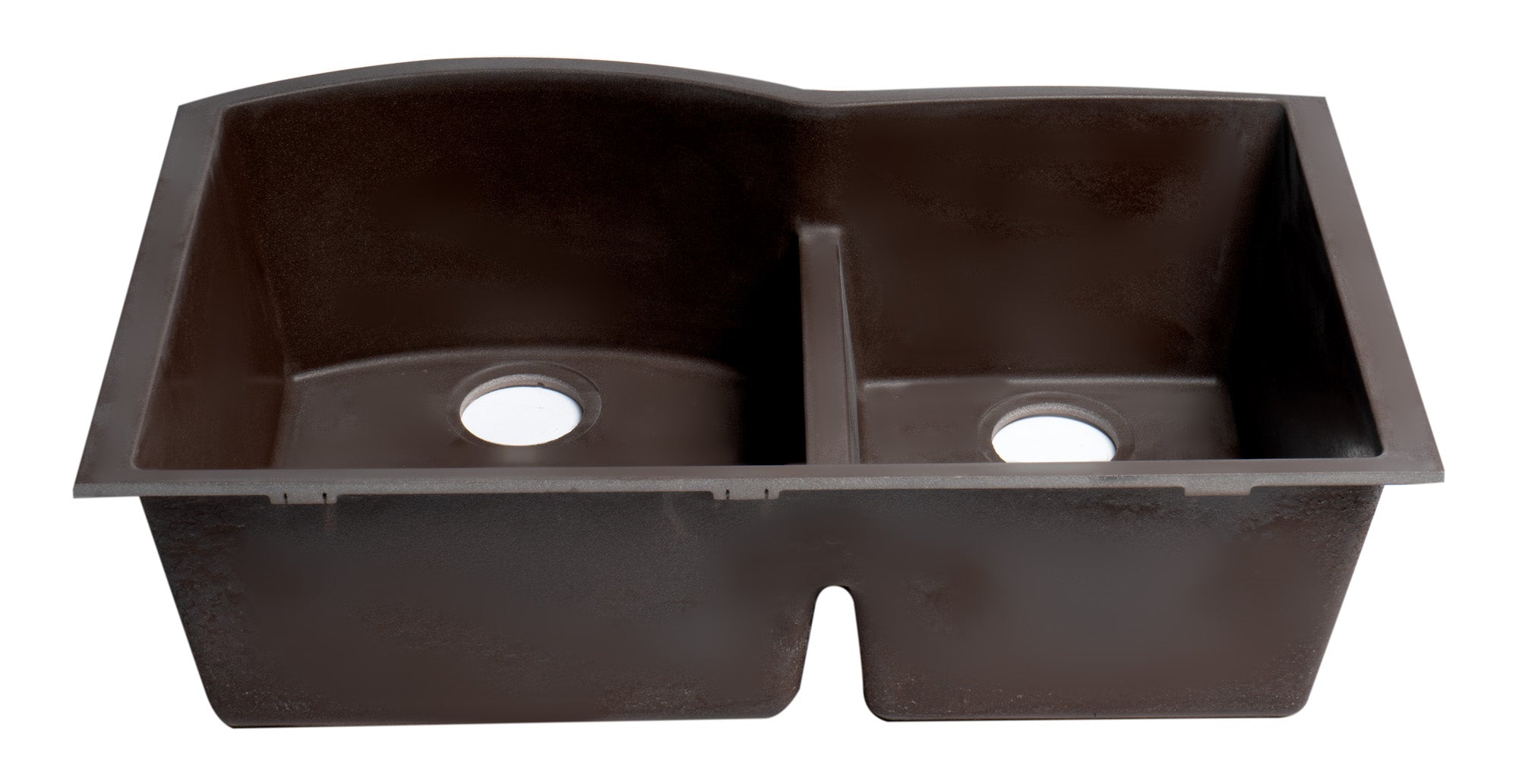 ALFI brand AB3320UM 33" Double Bowl Undermount Granite Composite Kitchen Sink