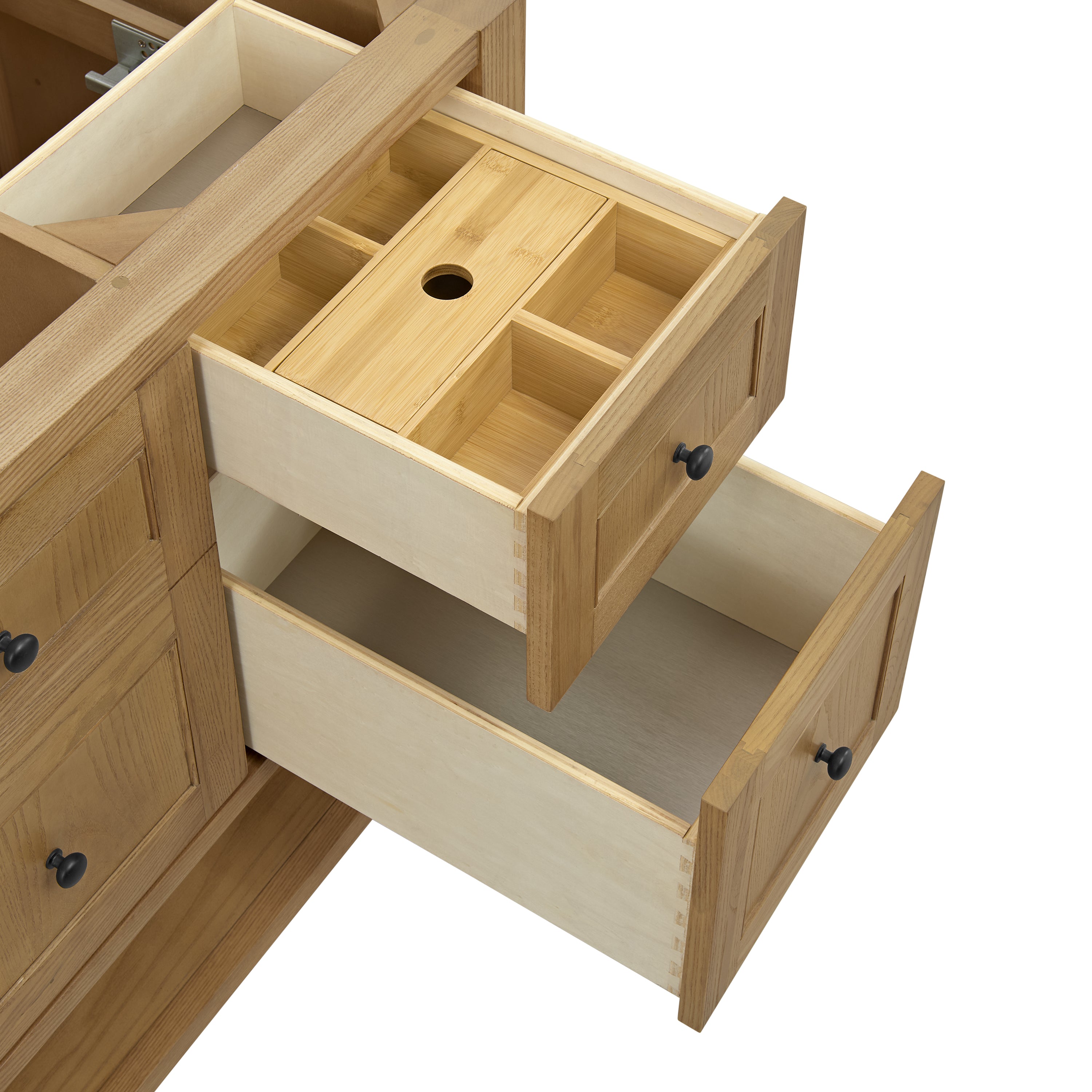 James Martin Breckenridge 60" Single Vanity in Light Natural Oak with 3cm Countertop