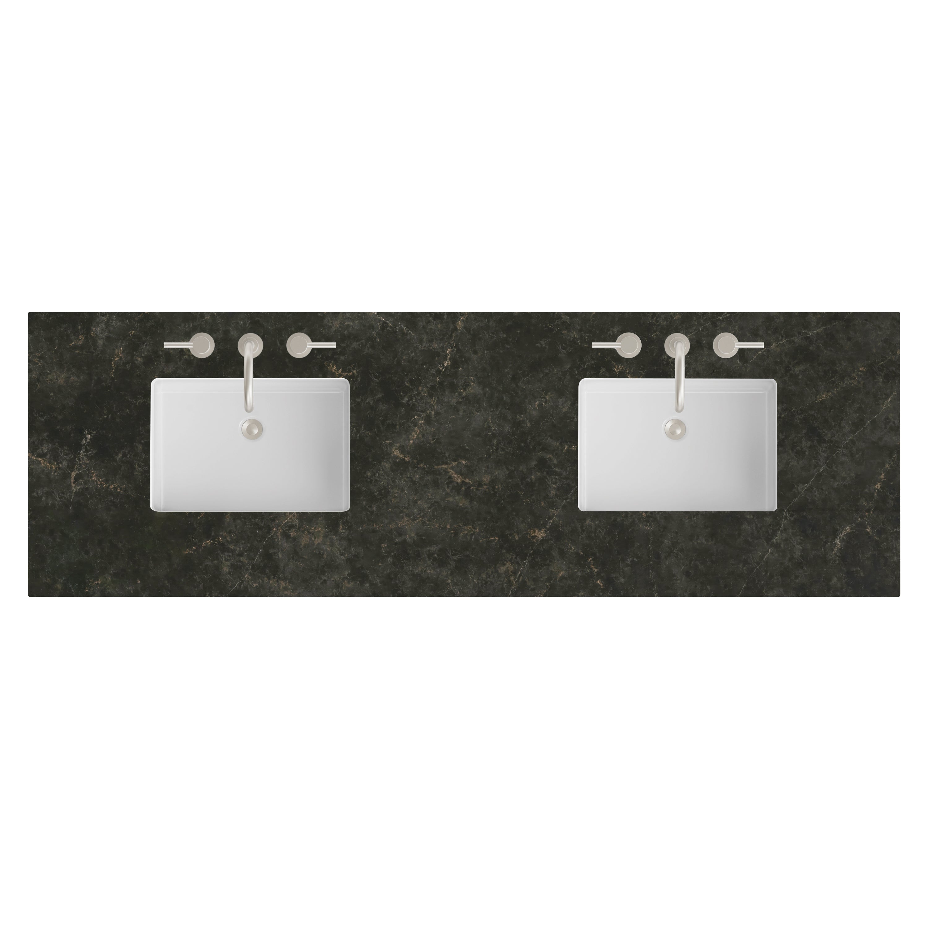 James Martin 72" Double Top with Sink, 3cm