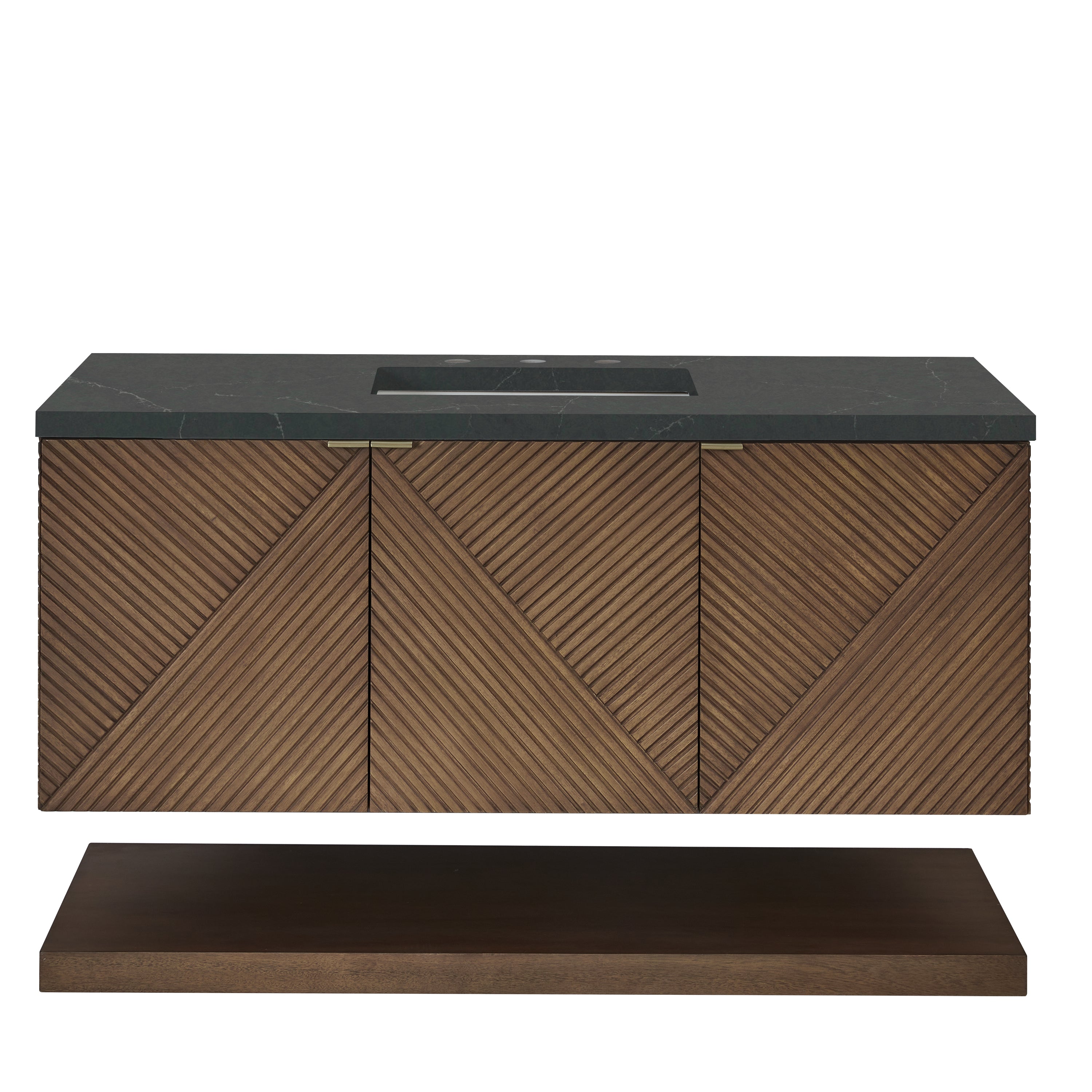 James Martin Marcello 48" Single Vanity in Chestnut with 3cm Countertop