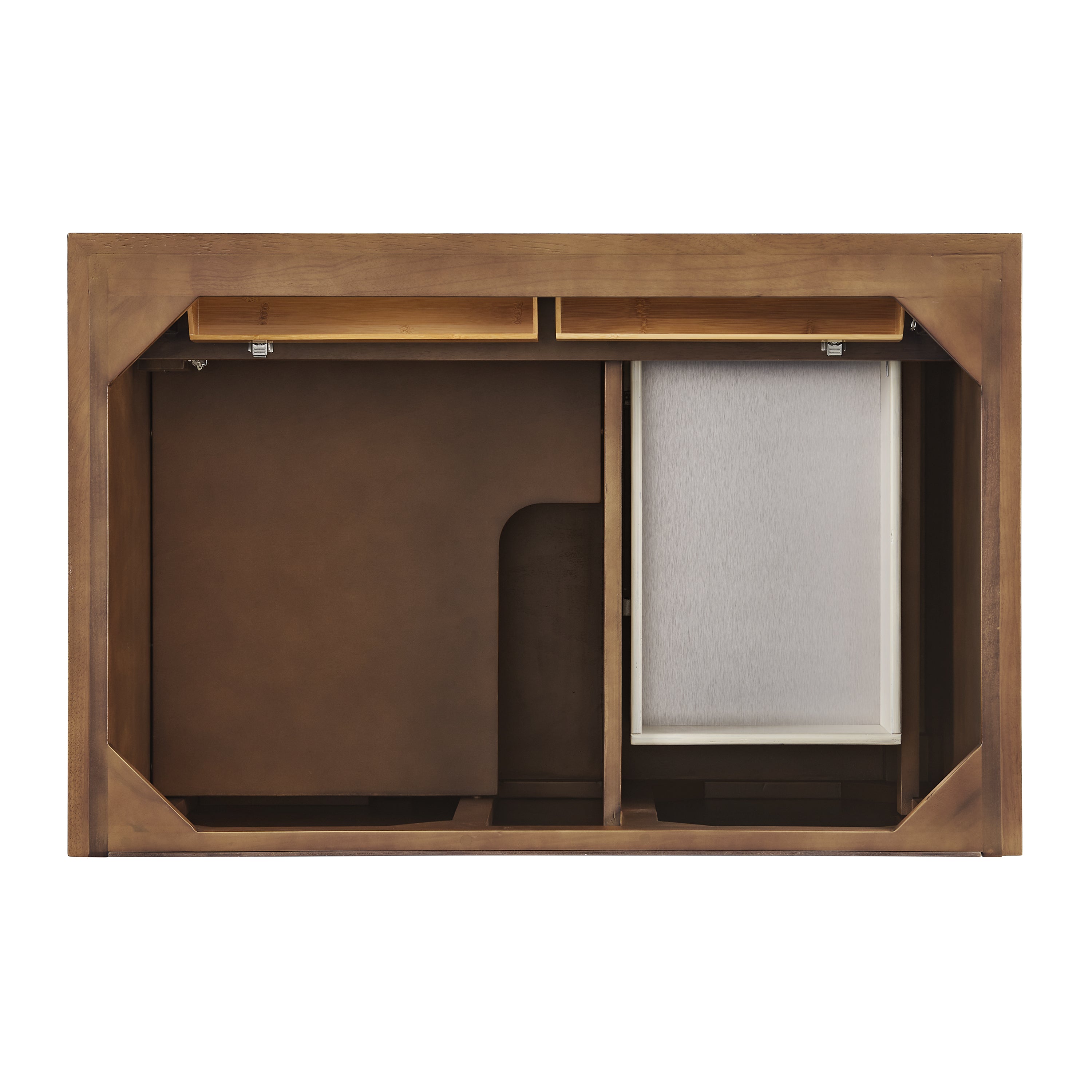 James Martin Lorelai 36" Single Vanity in Mid-Century Walnut with 3cm Countertop