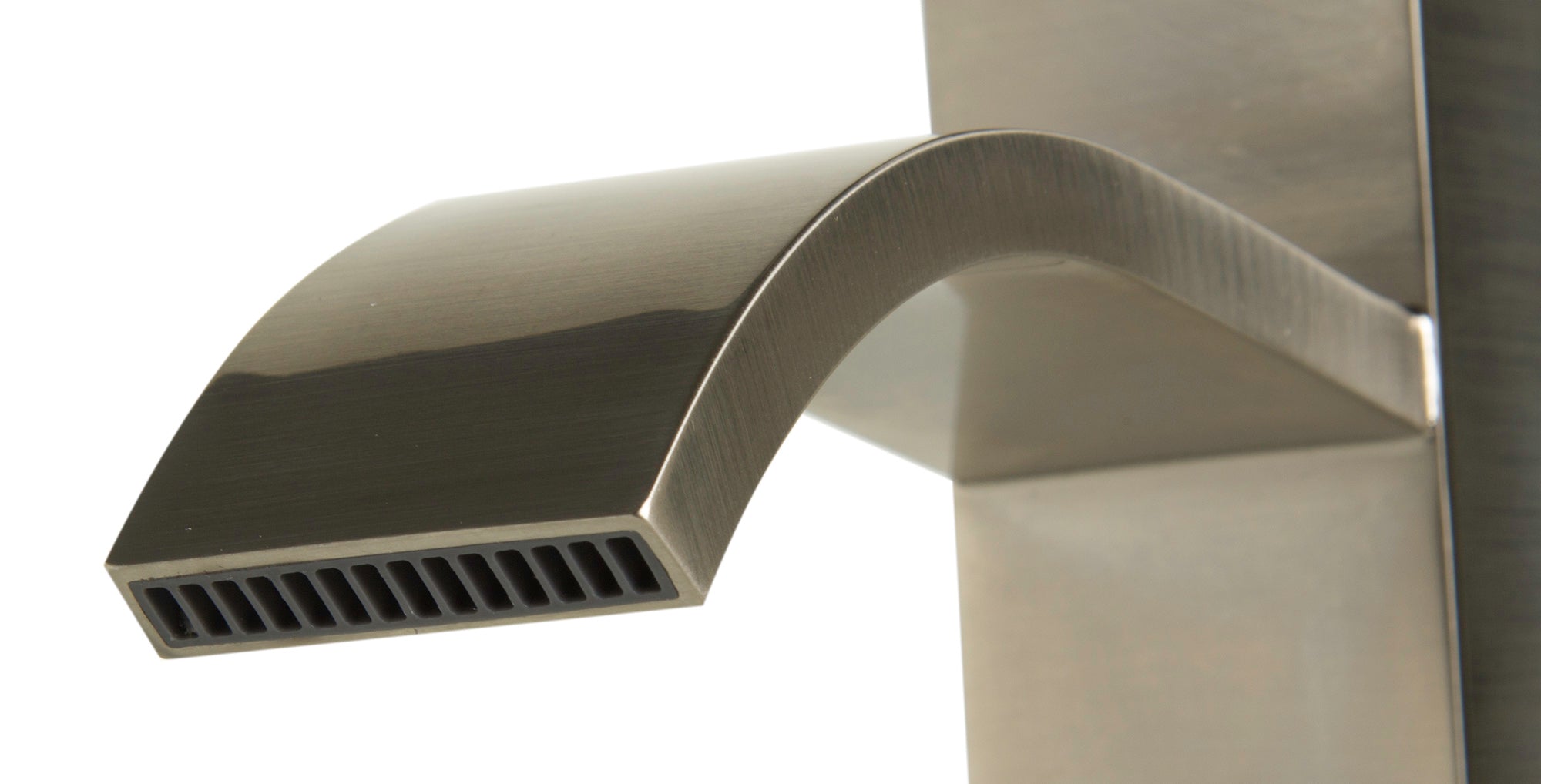 ALFI brand AB1158 Tall Square Body Curved Spout Single Lever Bathroom Faucet