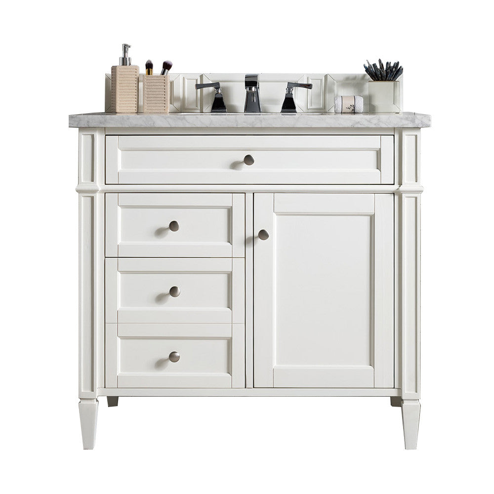 Brittany 36" Single Vanity in Bright White