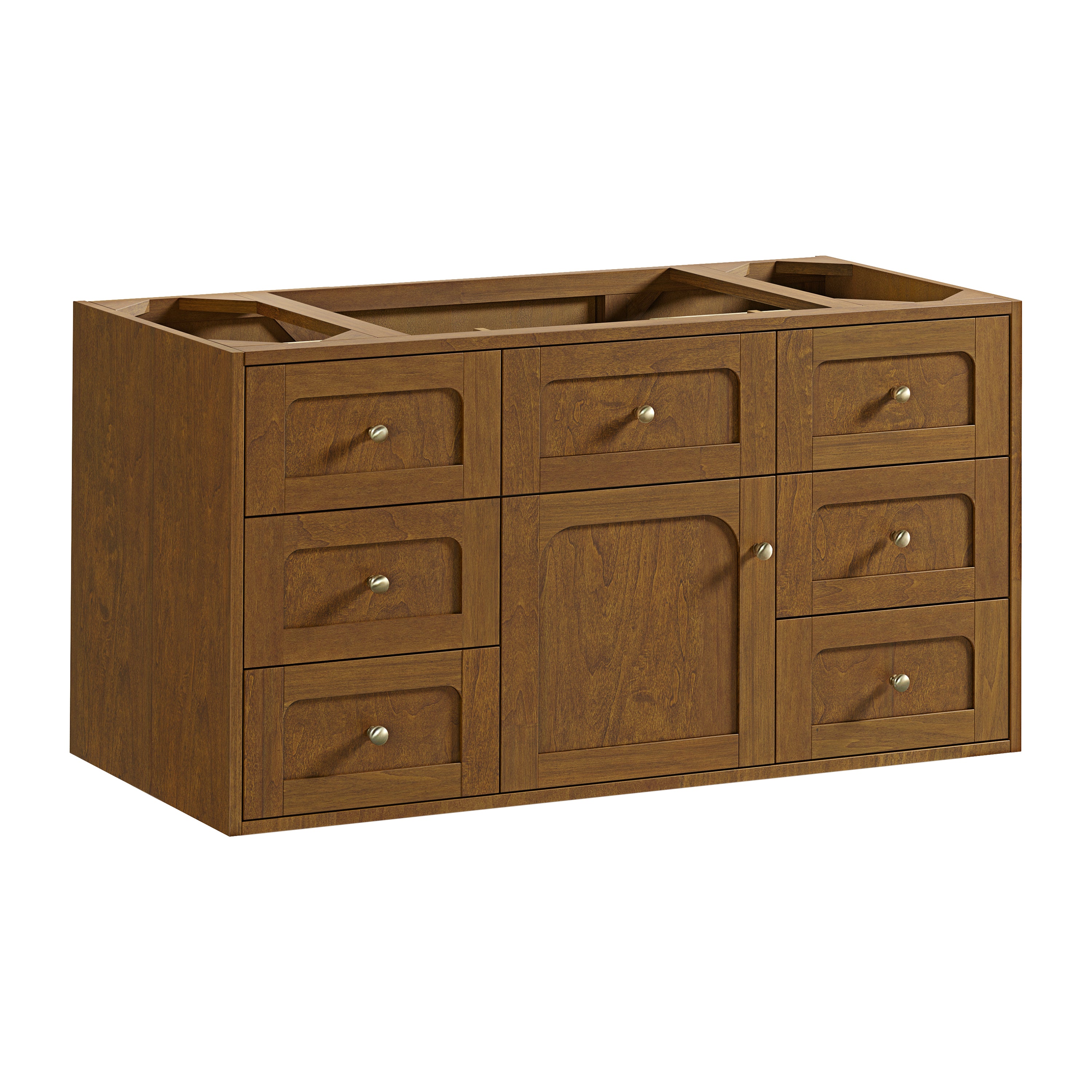 James Martin Laurent 48" Single Vanity in Honey Oak with 3cm Countertop