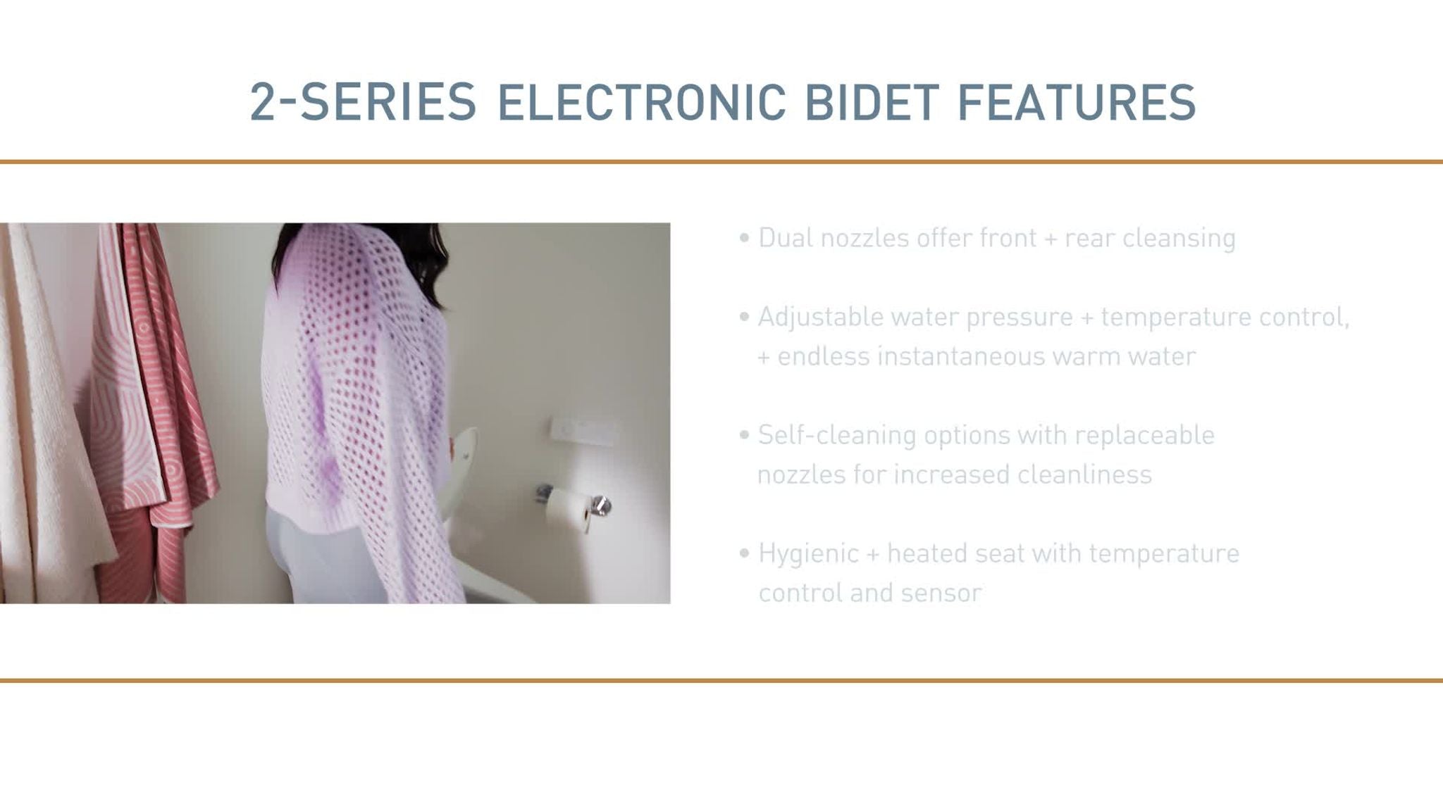 Moen 3-series Electronic Bidet Seat