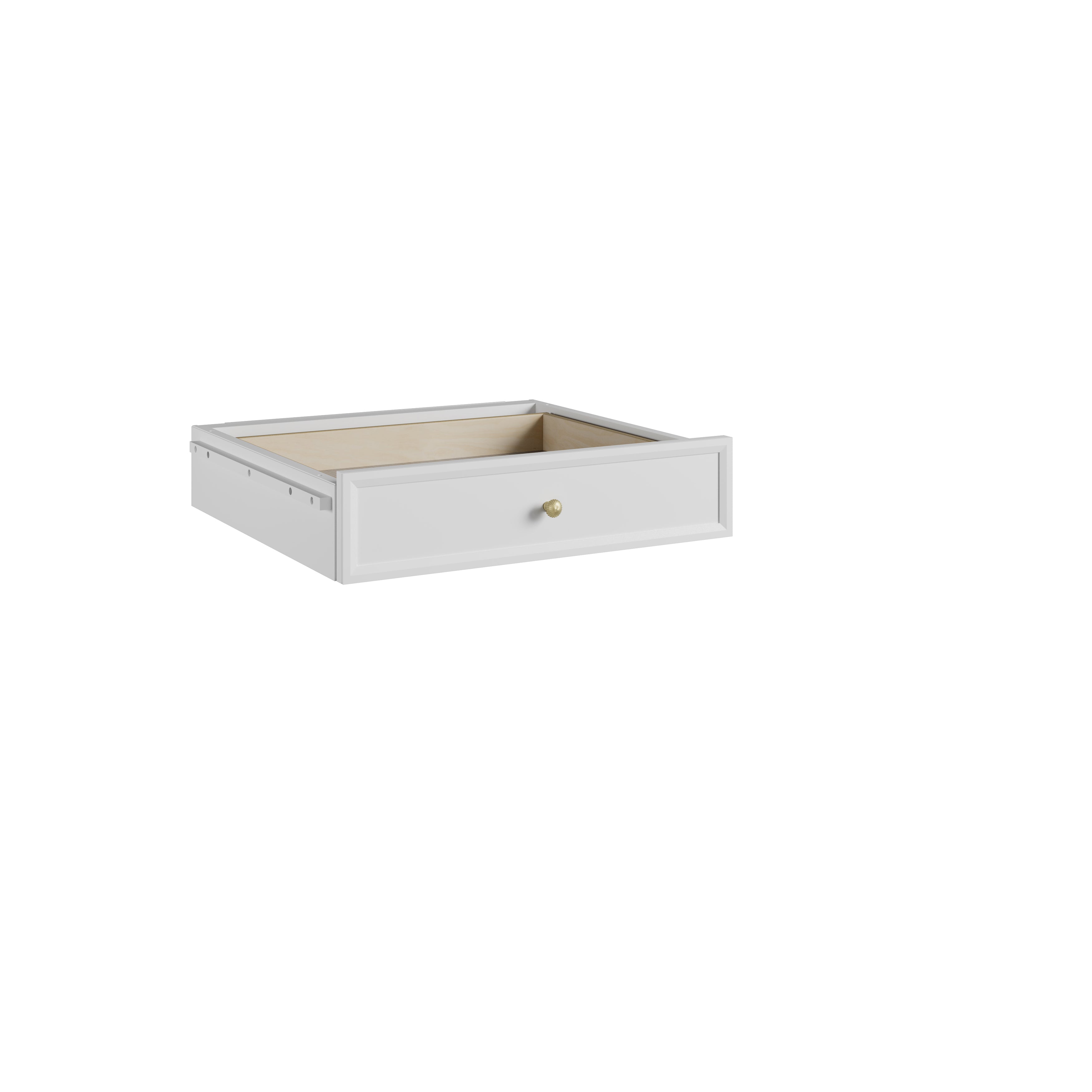 James Martin Bellshire 24" Drawer Unit in Bright White with 3cm Countertop