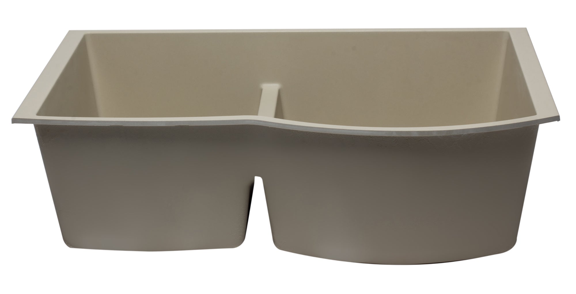 ALFI brand AB3320UM 33" Double Bowl Undermount Granite Composite Kitchen Sink