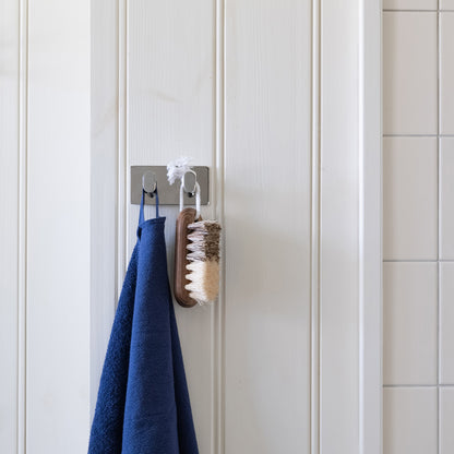 CUBE Double Towel hook, Self-adhesive.
