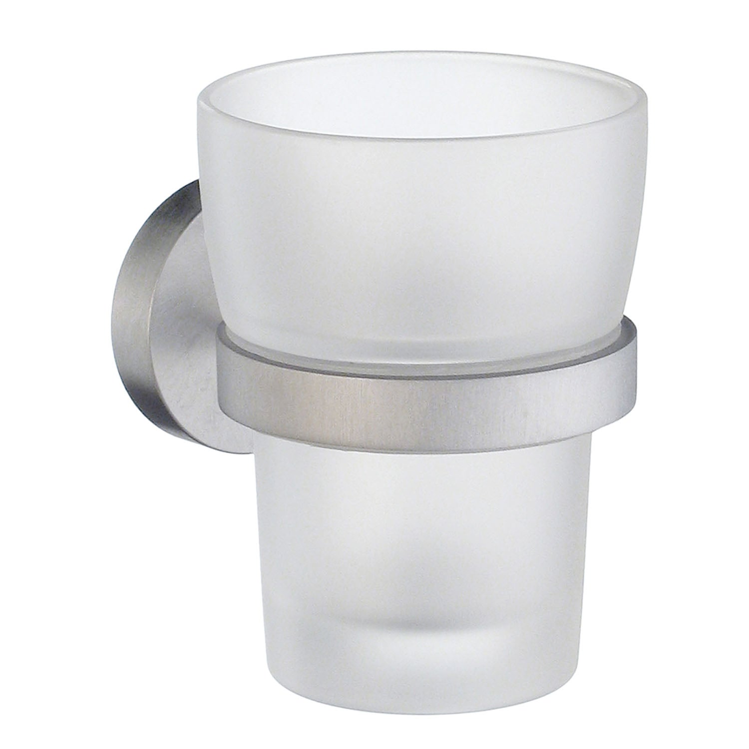 HOME - Holder with Tumbler in Frosted Glass
