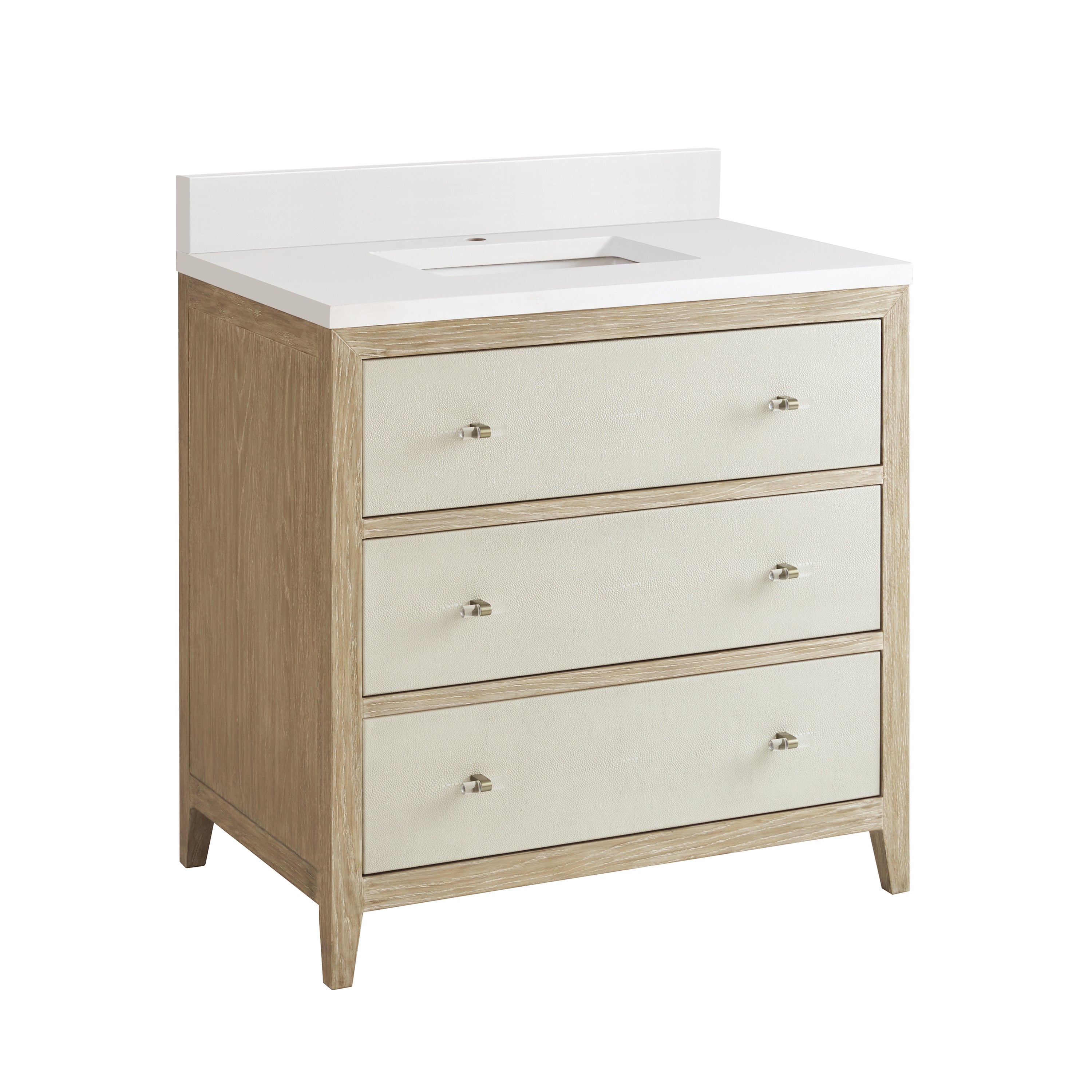 James Martin Celeste 36" Single Vanity in Sunwashed Oak with 3cm Countertop