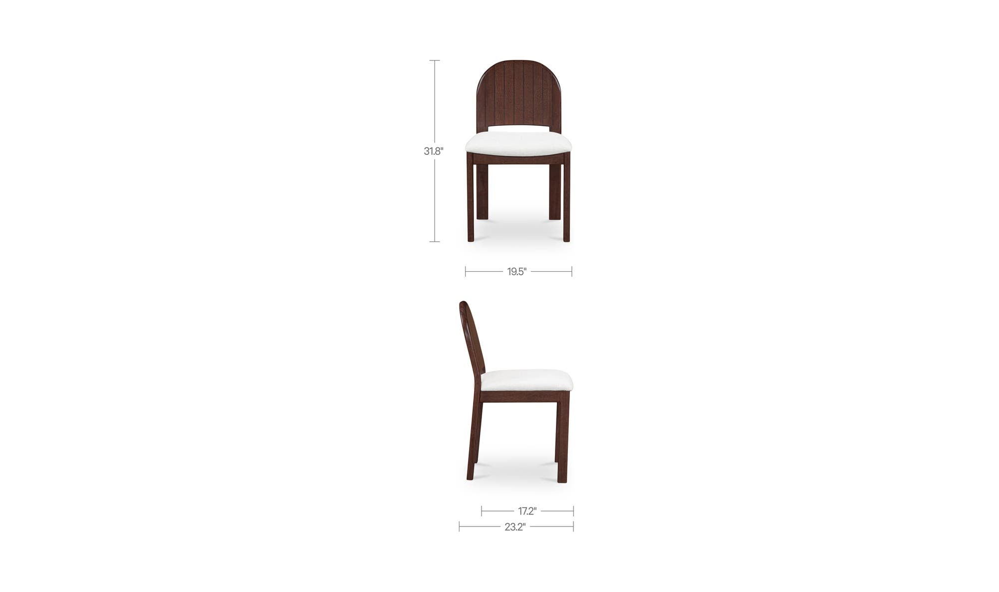 Moes Emil Dining Chair Set of Two EF-1004