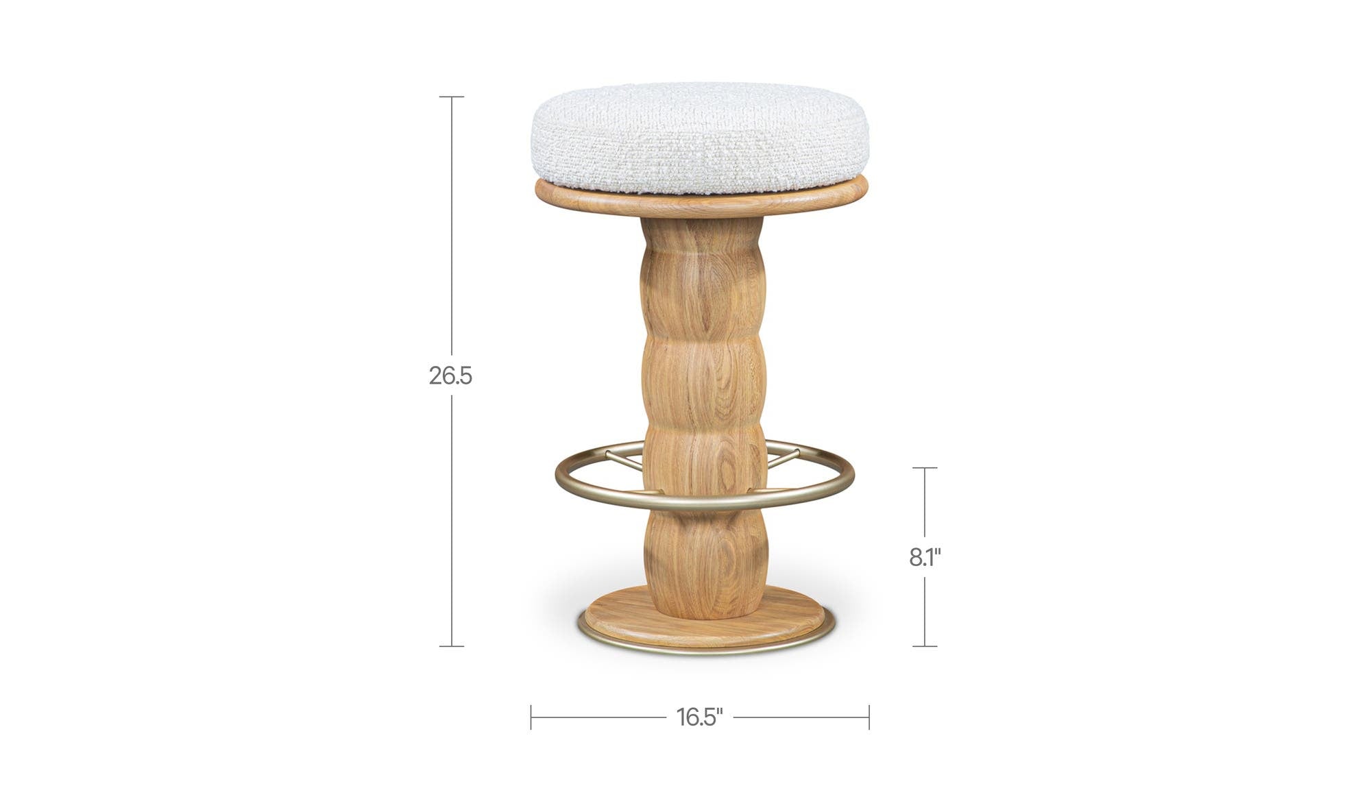 Moes Nio Swivel Counter Stool EF-1008