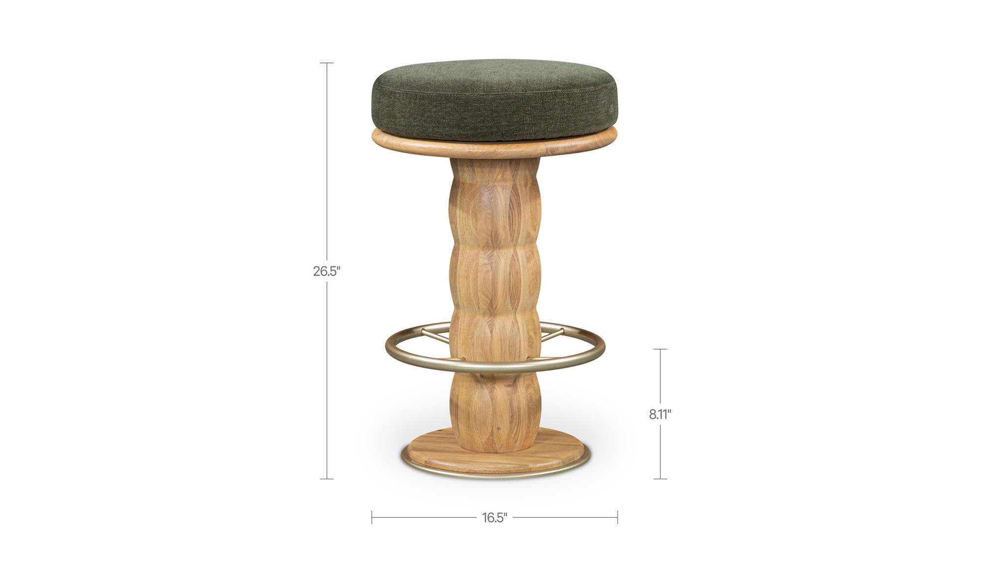Moes Nio Swivel Counter Stool EF-1008