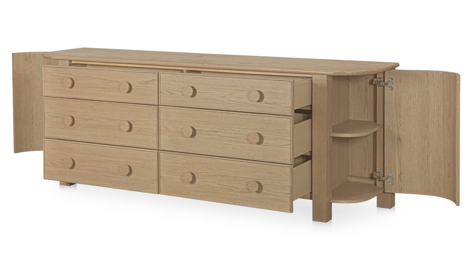 Moes Loren 6 Drawer Dresser EF-1018