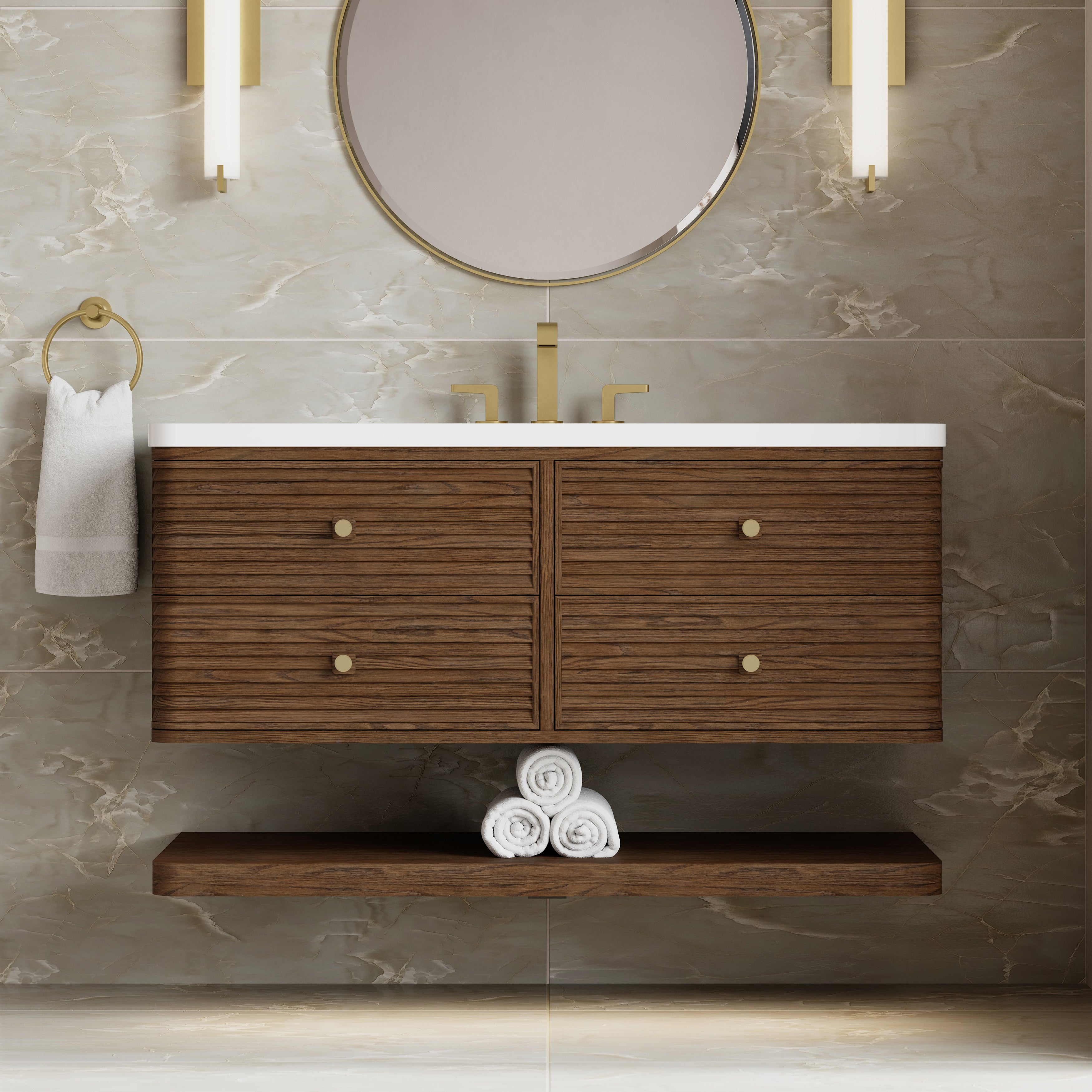 James Martin Allamari 48" Single Vanity in Sable with 3cm Countertop