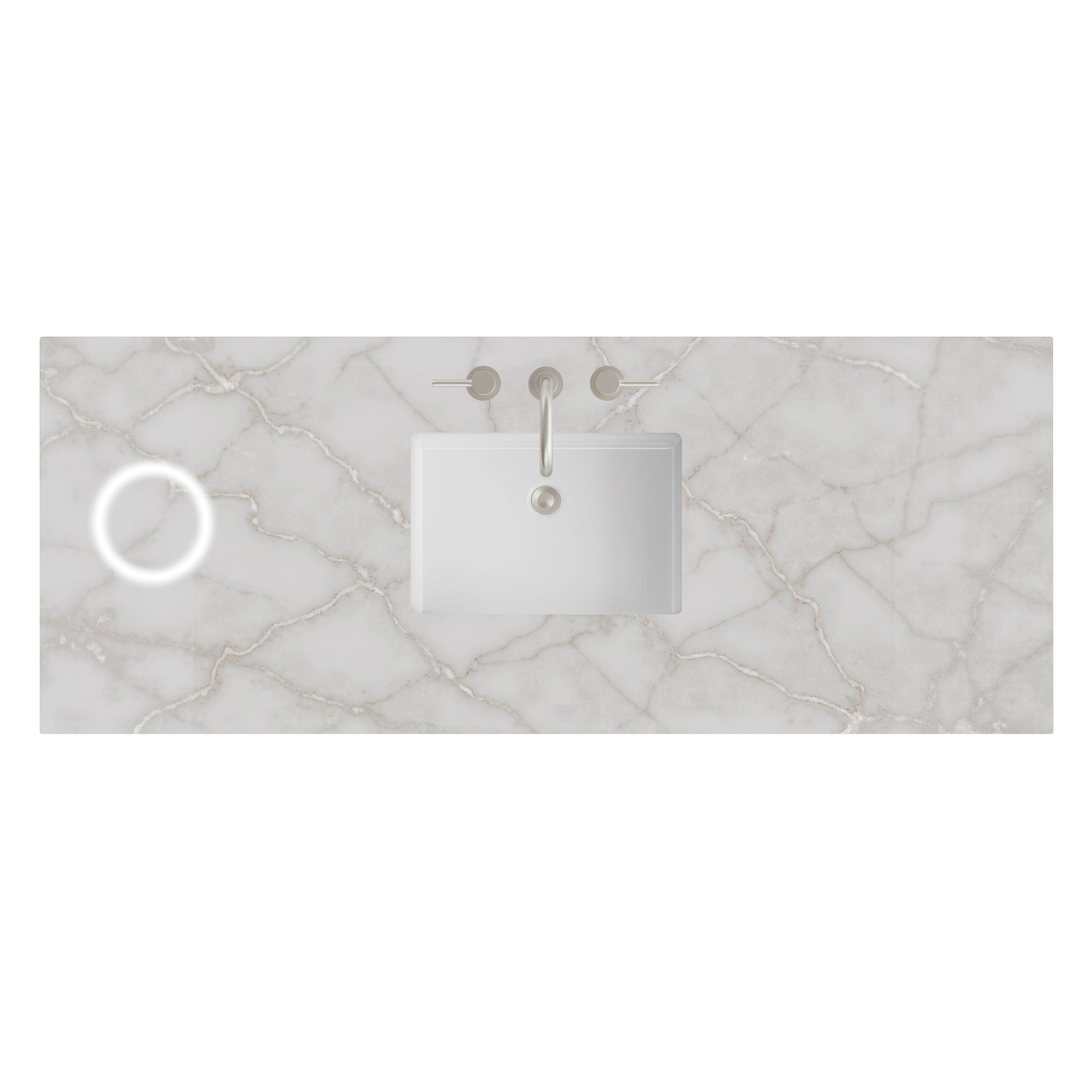 James Martin 60" Single Top with Sink & FreePower Wireless Charger, 3cm
