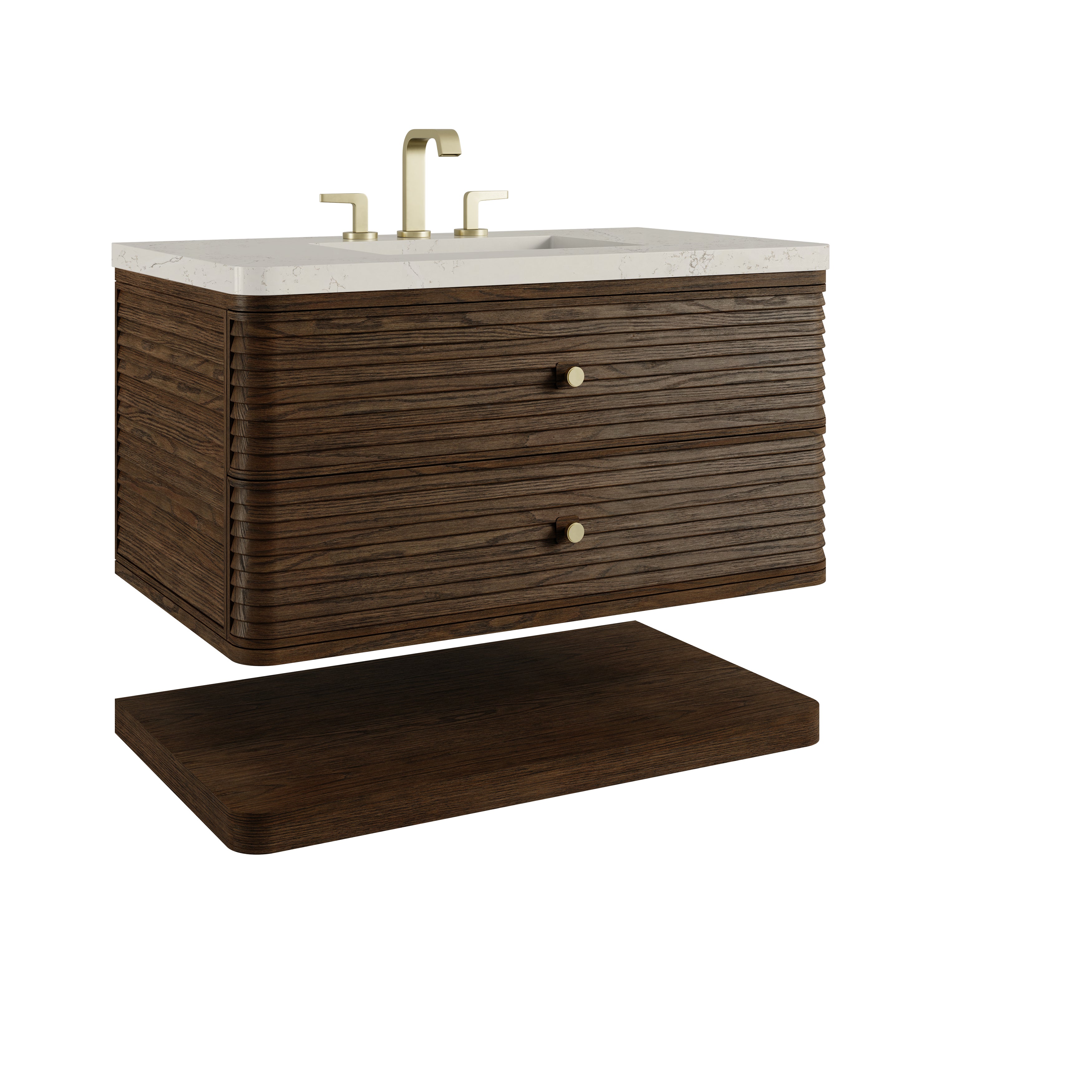 James Martin Allamari 36" Single Vanity in Sable with 3cm Countertop
