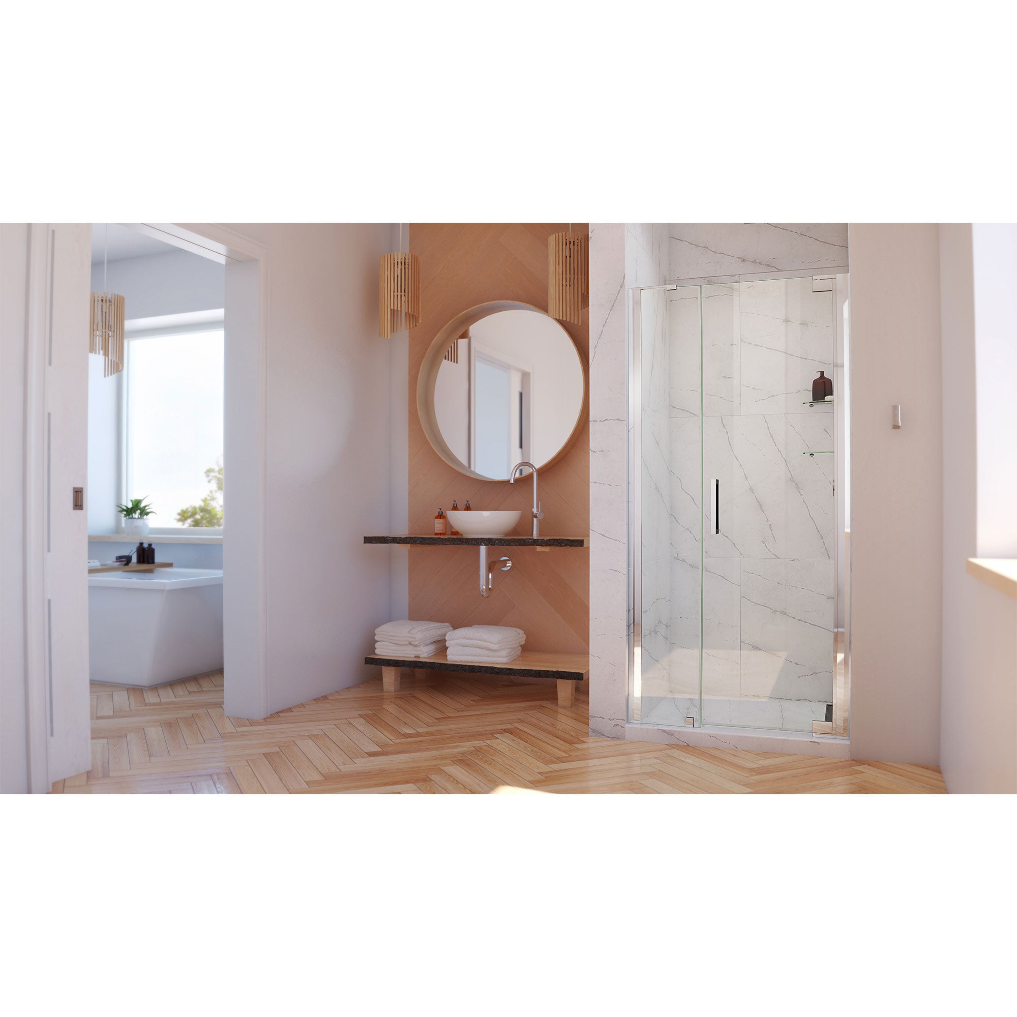 DreamLine Elegance-LS 37-39" W Shower Door