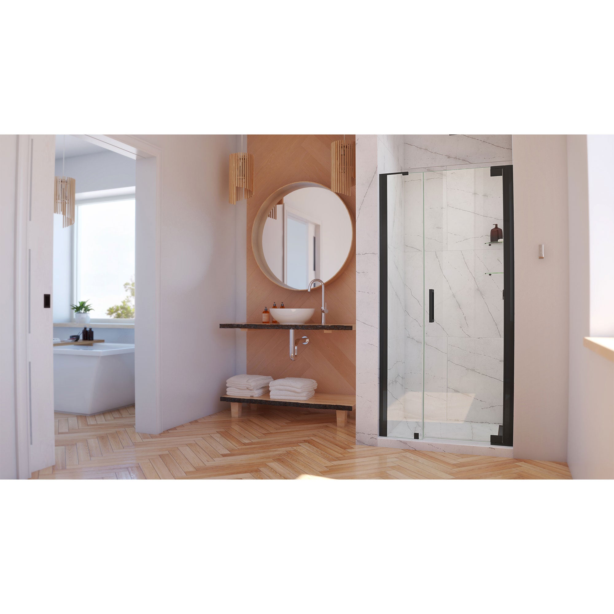 DreamLine Elegance-LS 45.75-47.75" W Shower Door