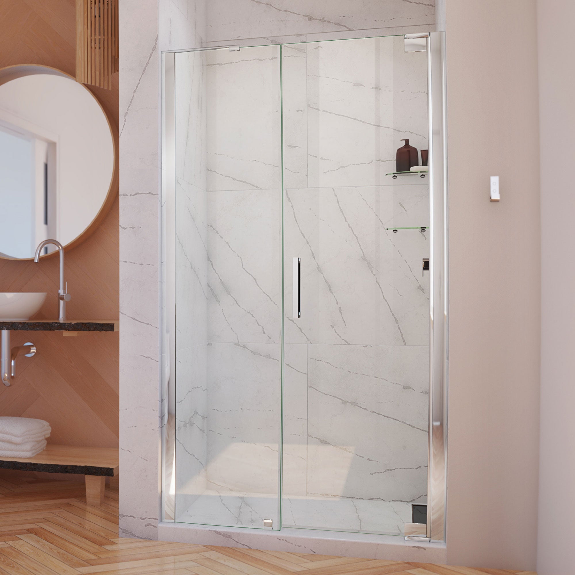 DreamLine Elegance-LS 41.25-43.25" W Shower Door
