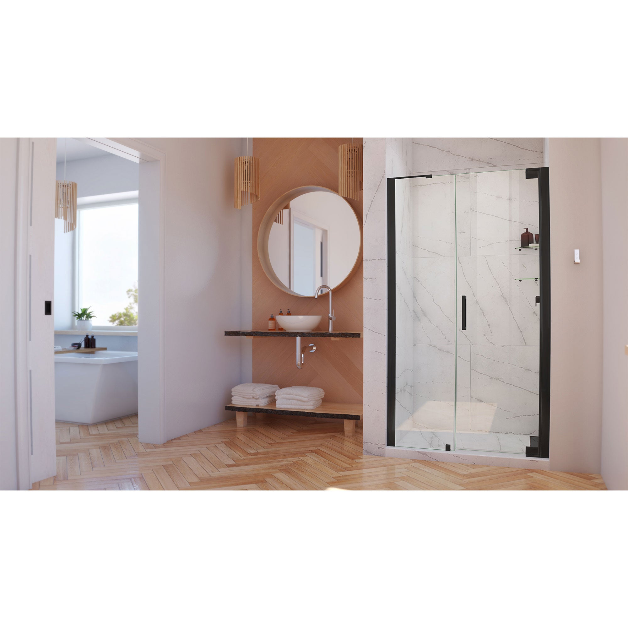 DreamLine Elegance-LS 41.25-43.25" W Shower Door