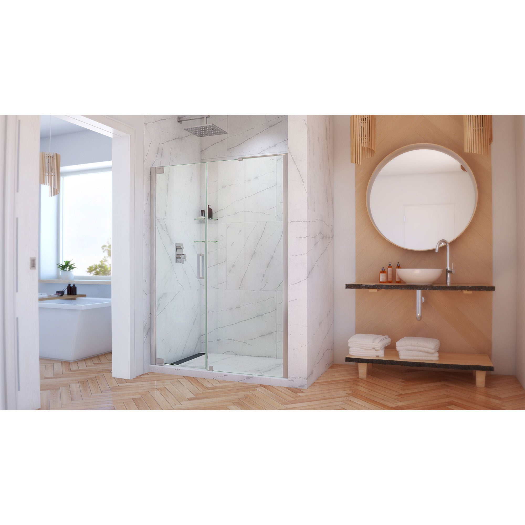 DreamLine Elegance-LS 62-64" W Shower Door