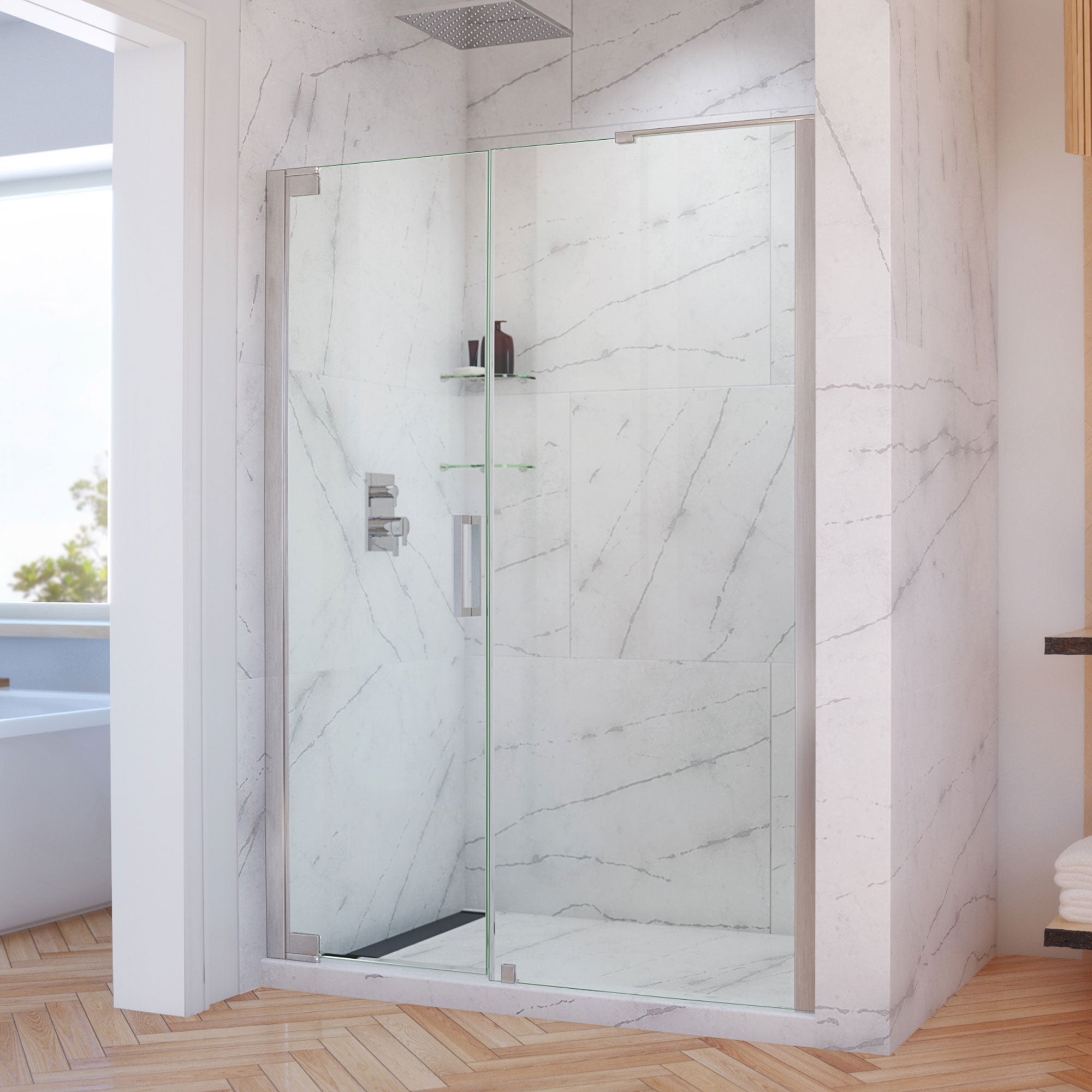 DreamLine Elegance-LS 56.75-58.75" W Shower Door