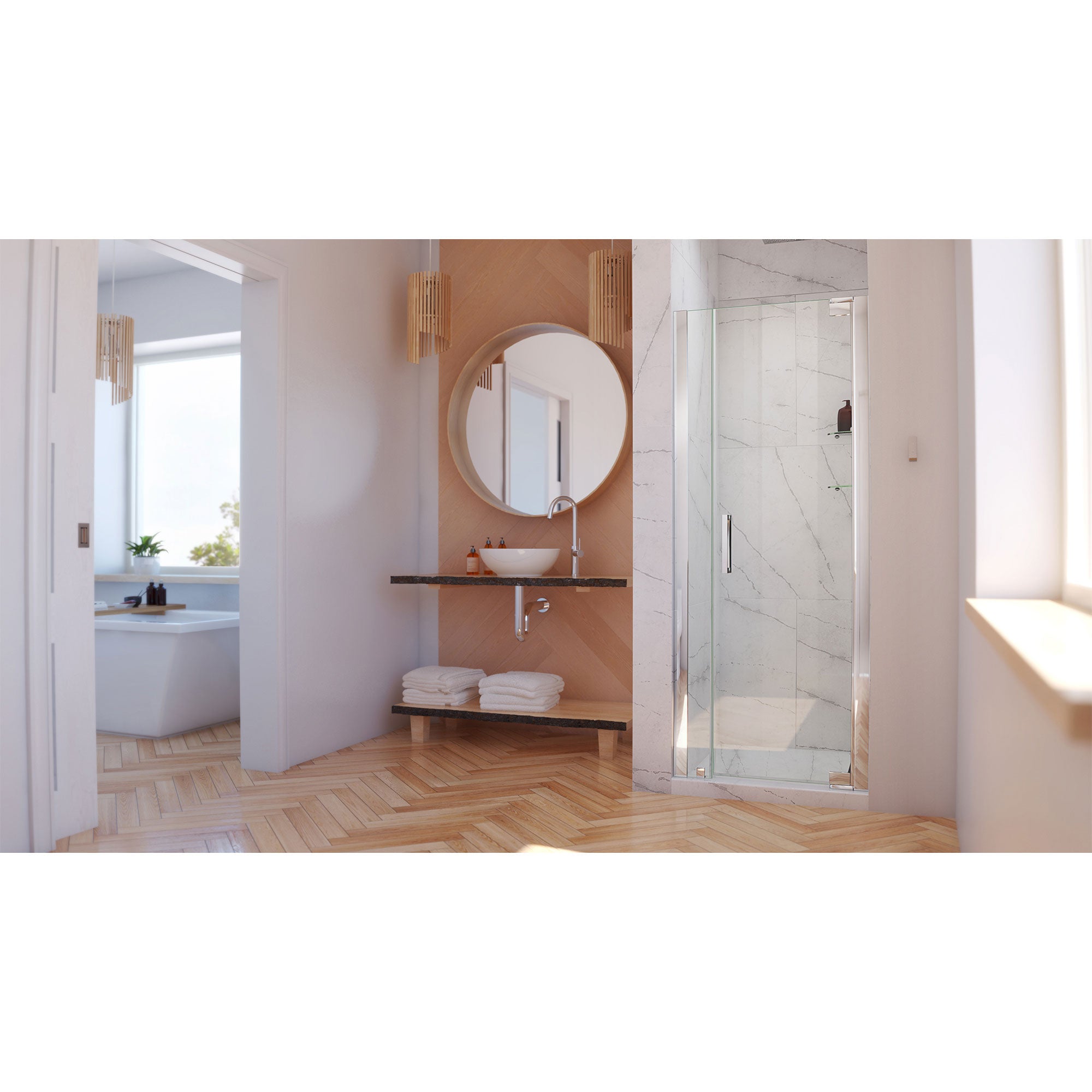 DreamLine Elegance-LS 36.25-38.25" W Shower Door