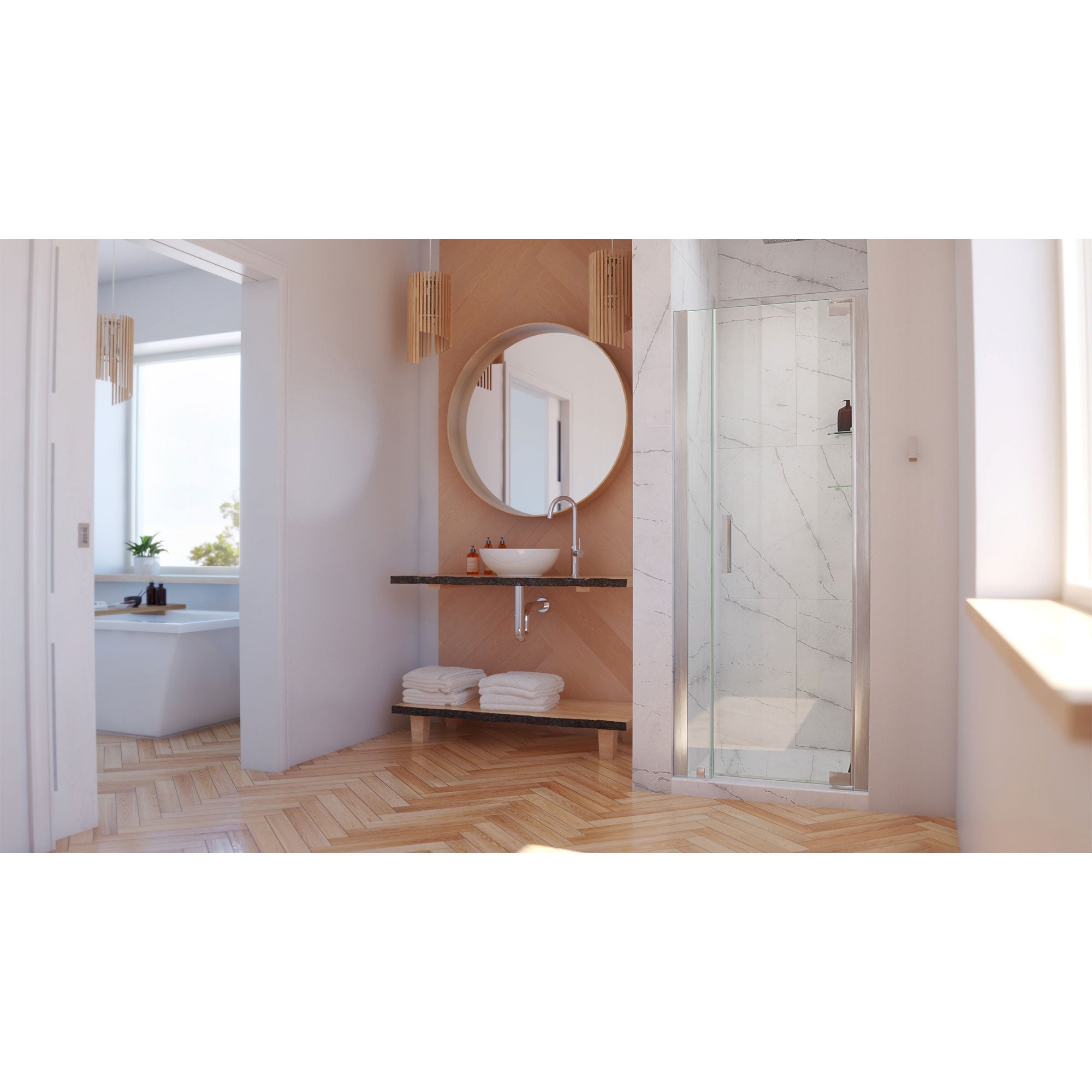 DreamLine Elegance-LS 36.25-38.25" W Shower Door