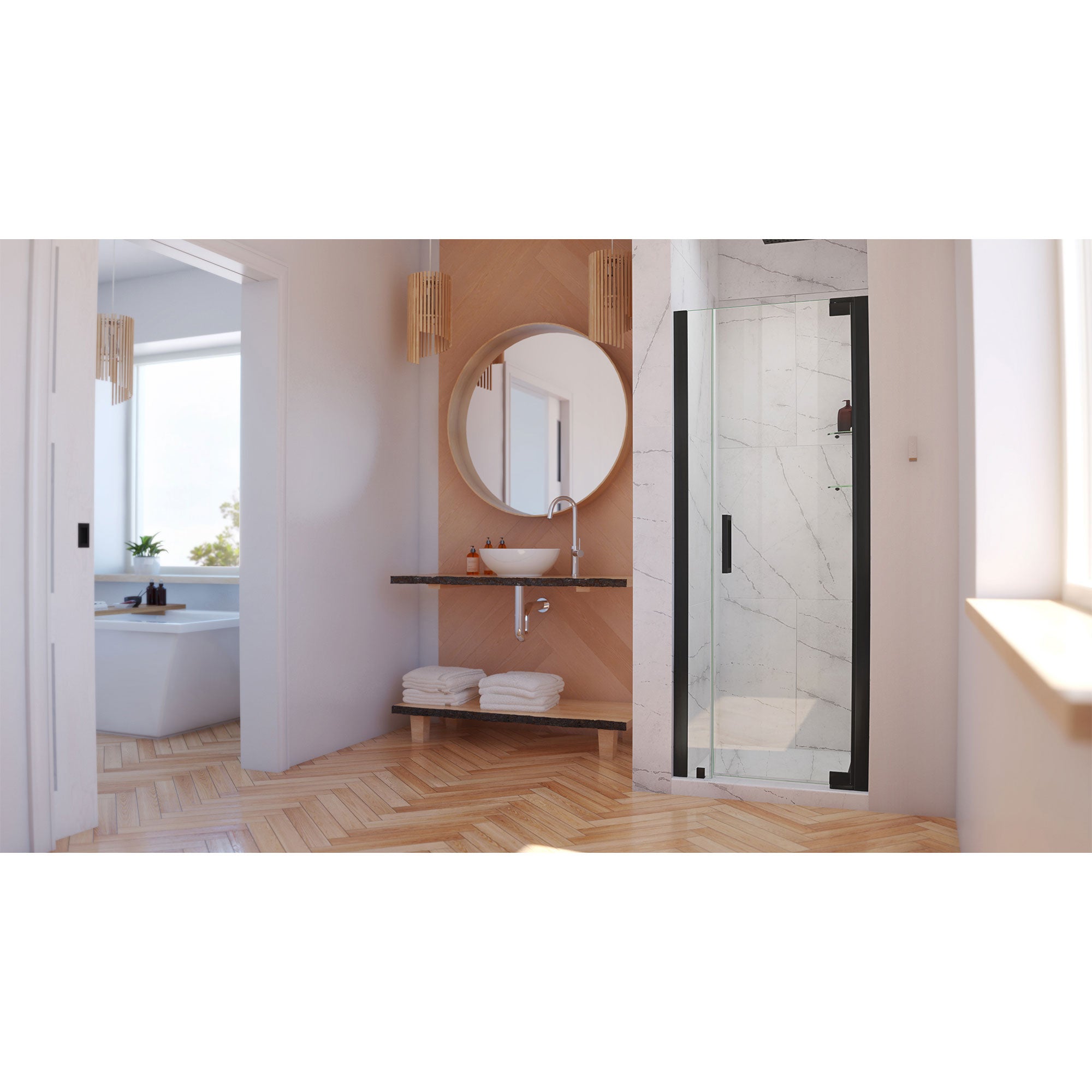 DreamLine Elegance-LS 36.25-38.25" W Shower Door