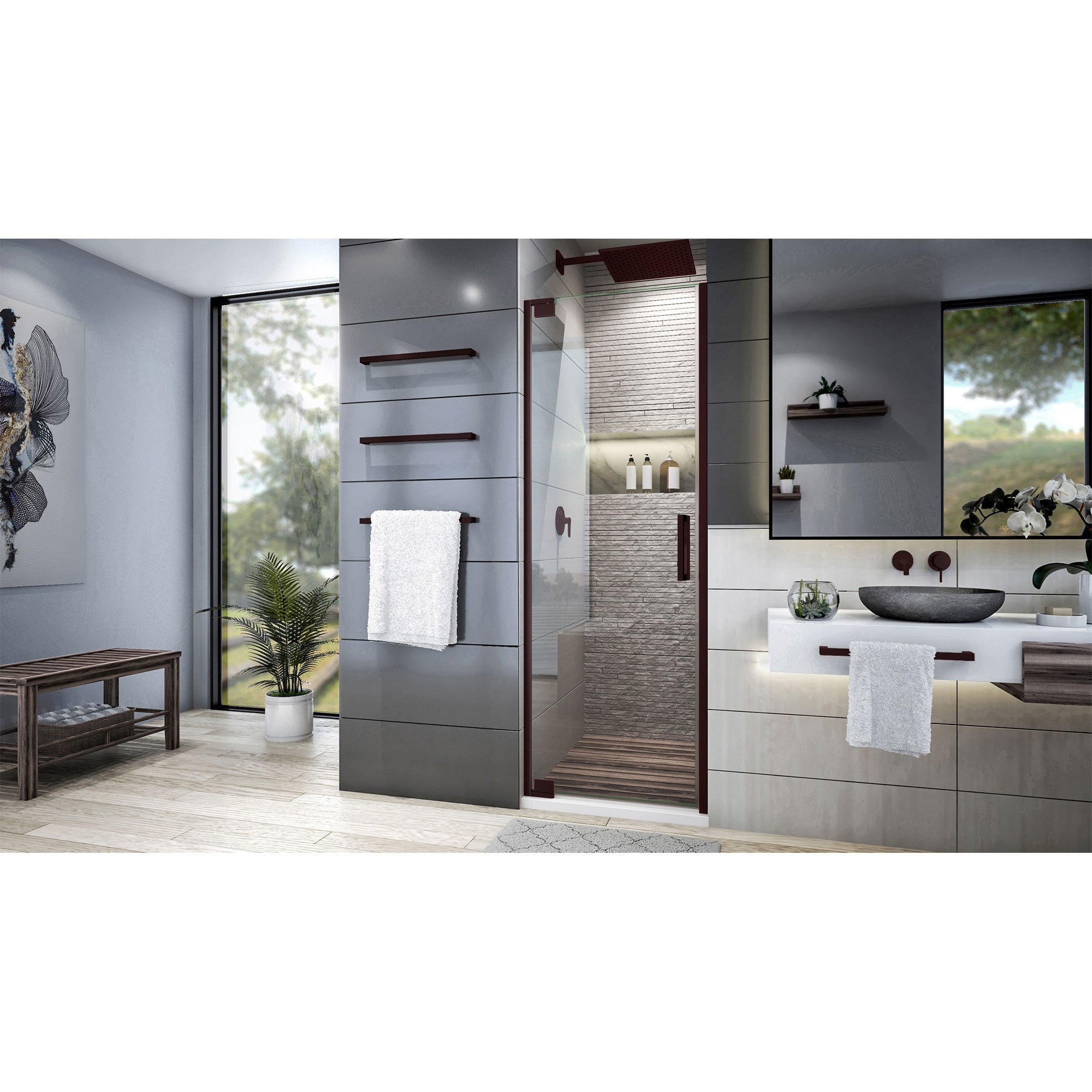 DreamLine Elegance Plus 34 - 34.5 W Shower Door