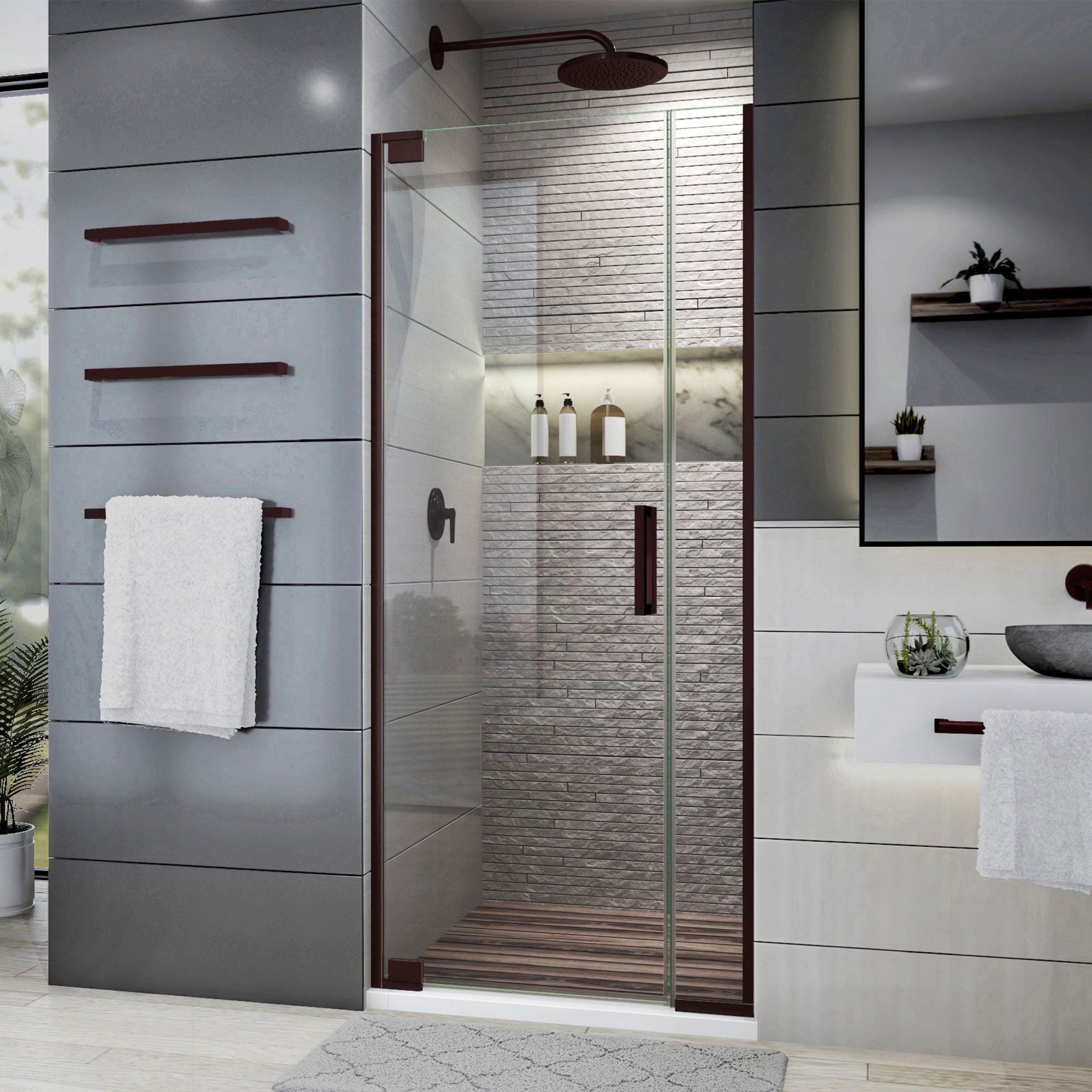 DreamLine Elegance Plus 34 - 34.75 W Shower Door